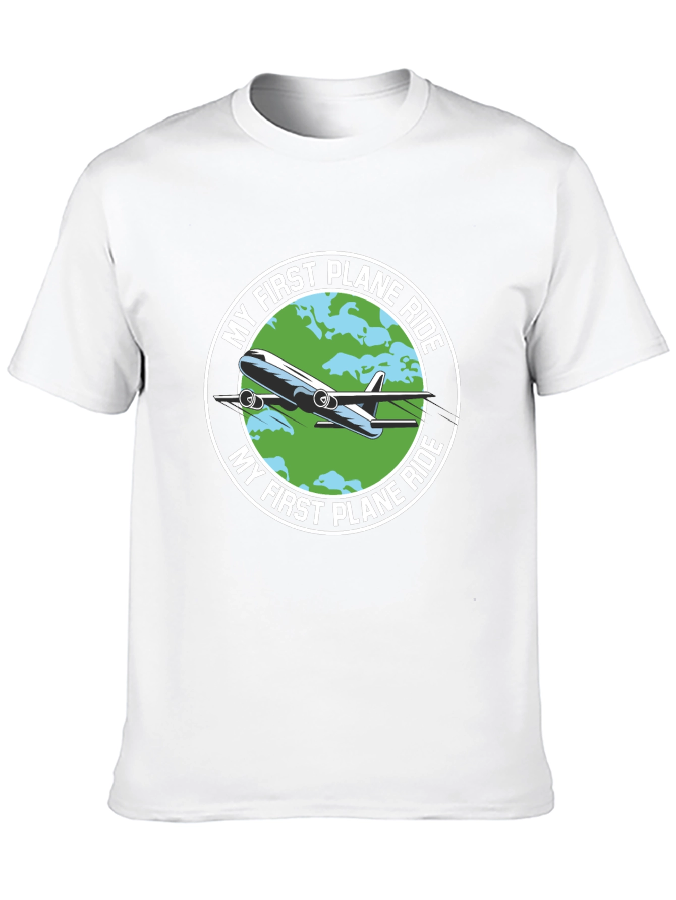 My First Plane Ride Graphic Tee - Aviation T-Shirt