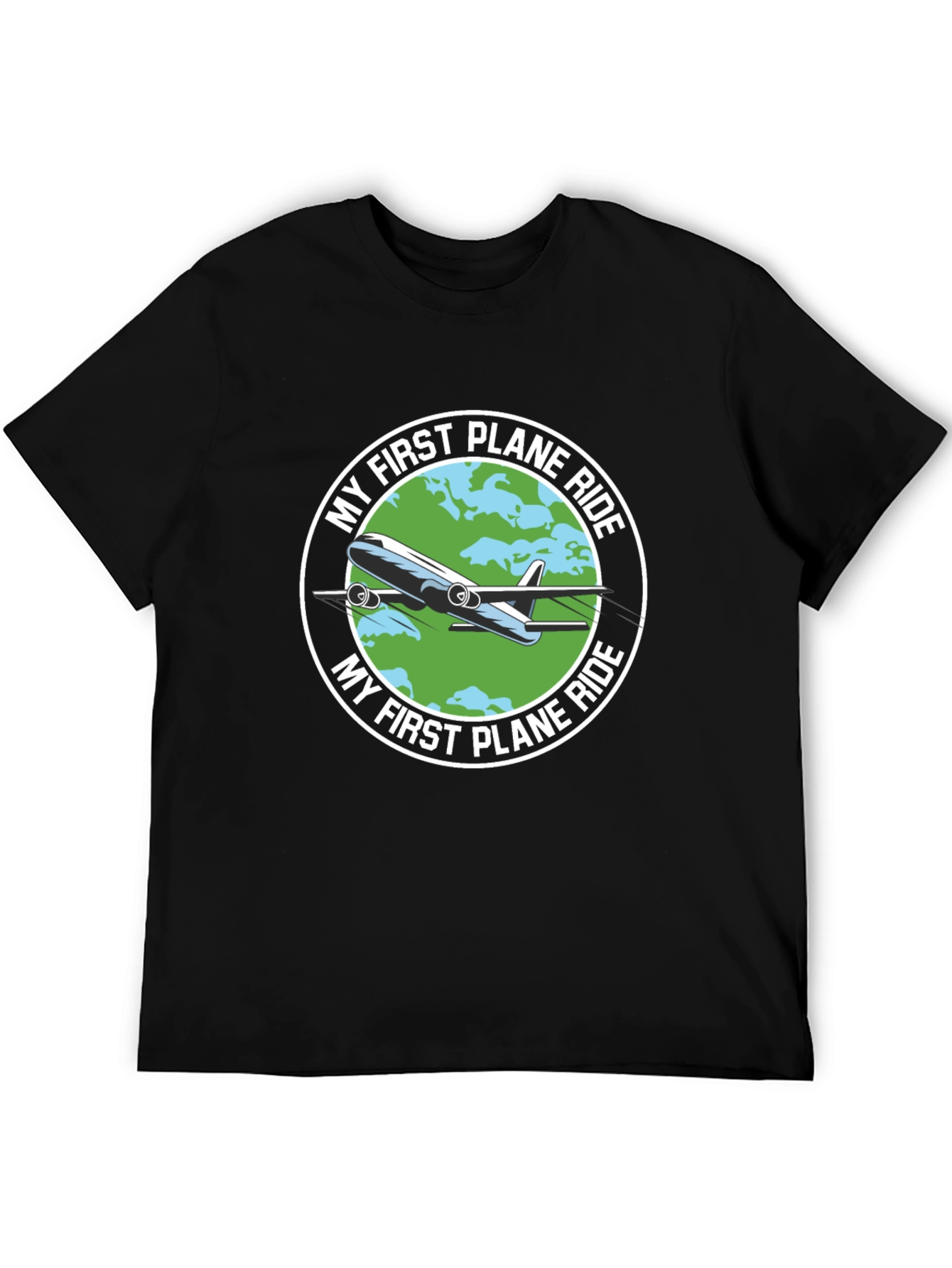 My First Plane Ride Graphic Tee - Aviation T-Shirt