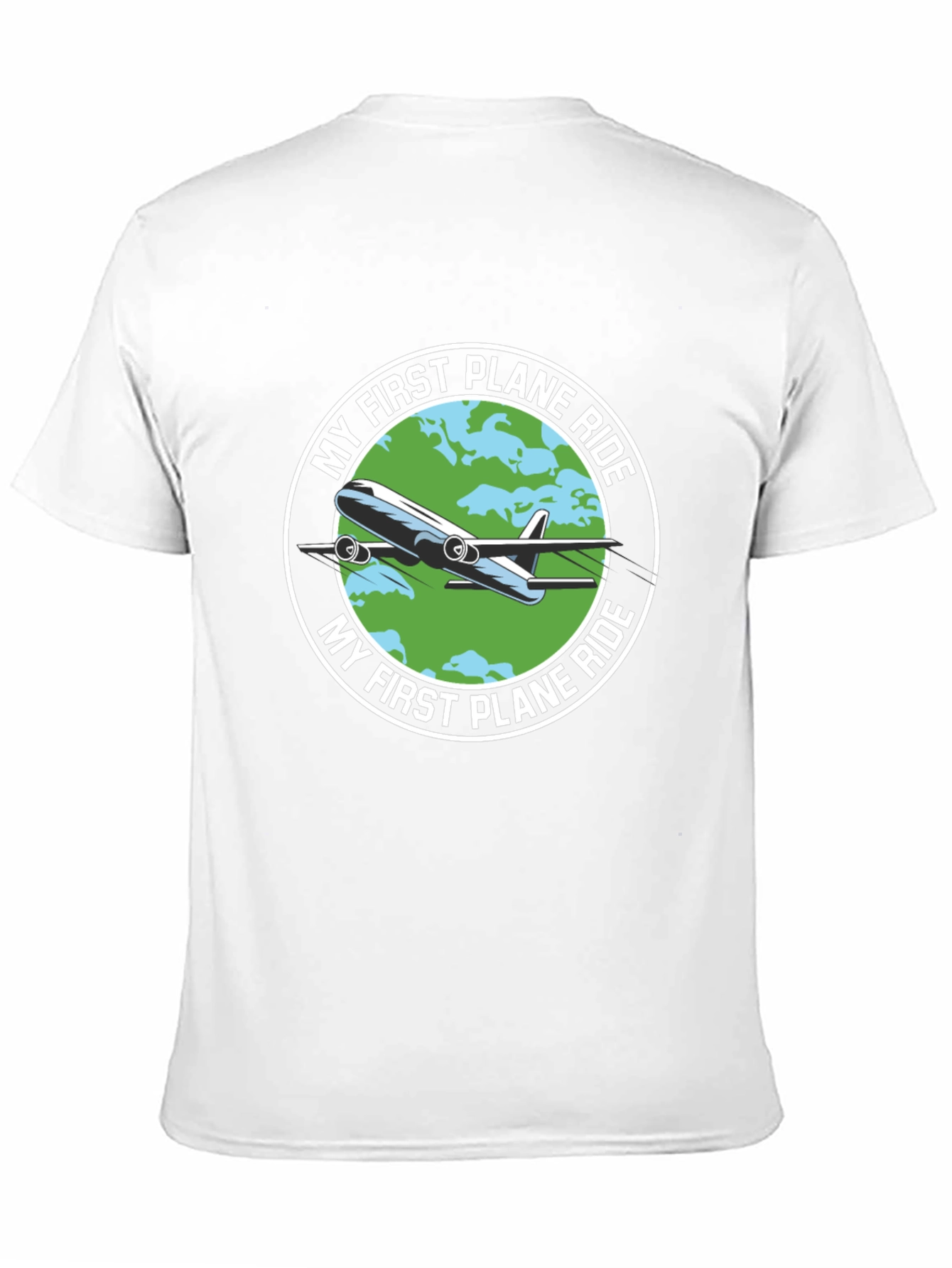 My First Plane Ride Graphic Tee - Aviation T-Shirt
