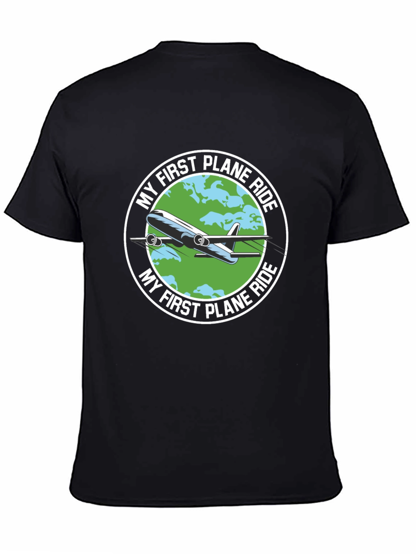 My First Plane Ride Graphic Tee - Aviation T-Shirt