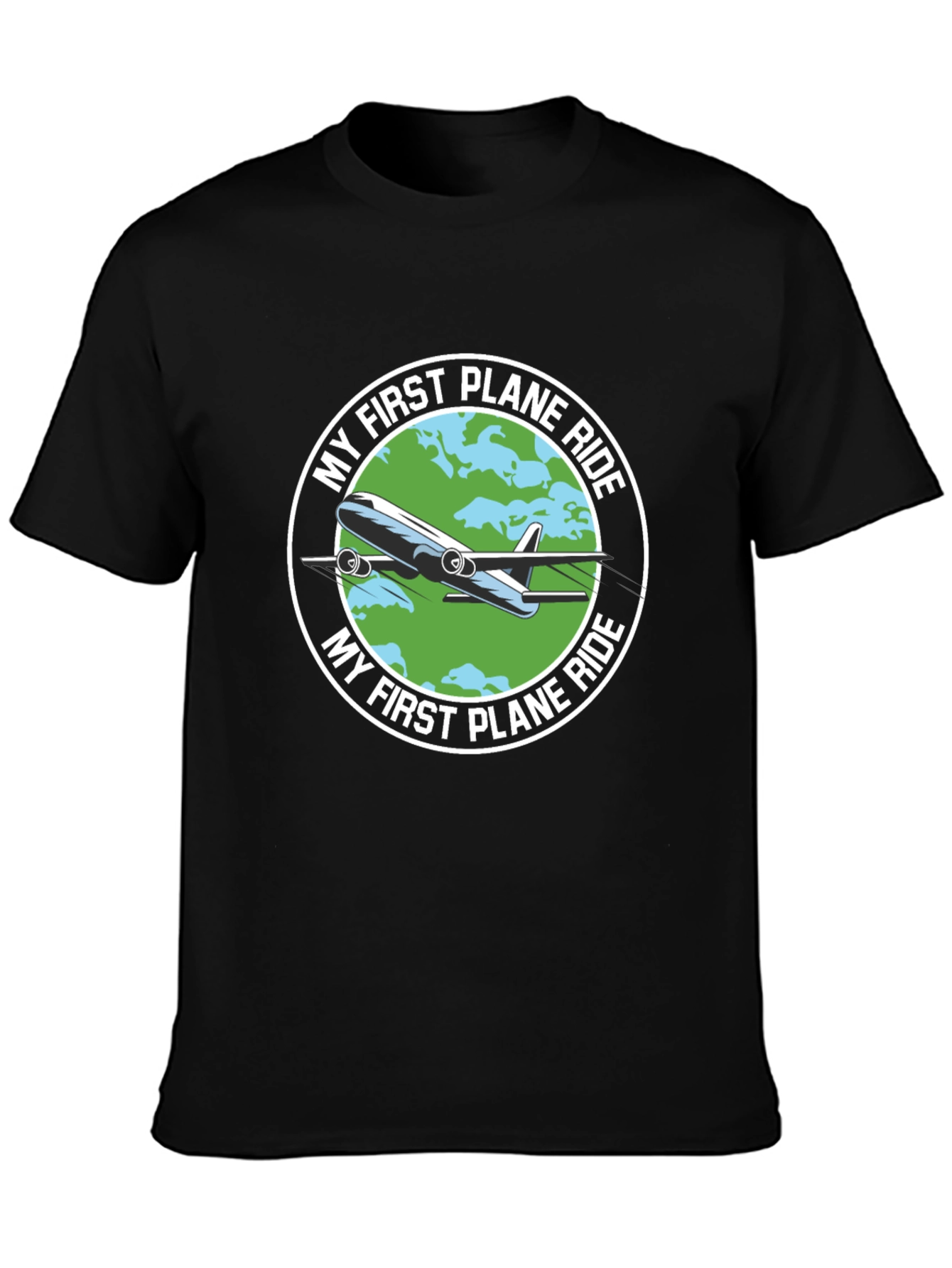My First Plane Ride Graphic Tee - Aviation T-Shirt