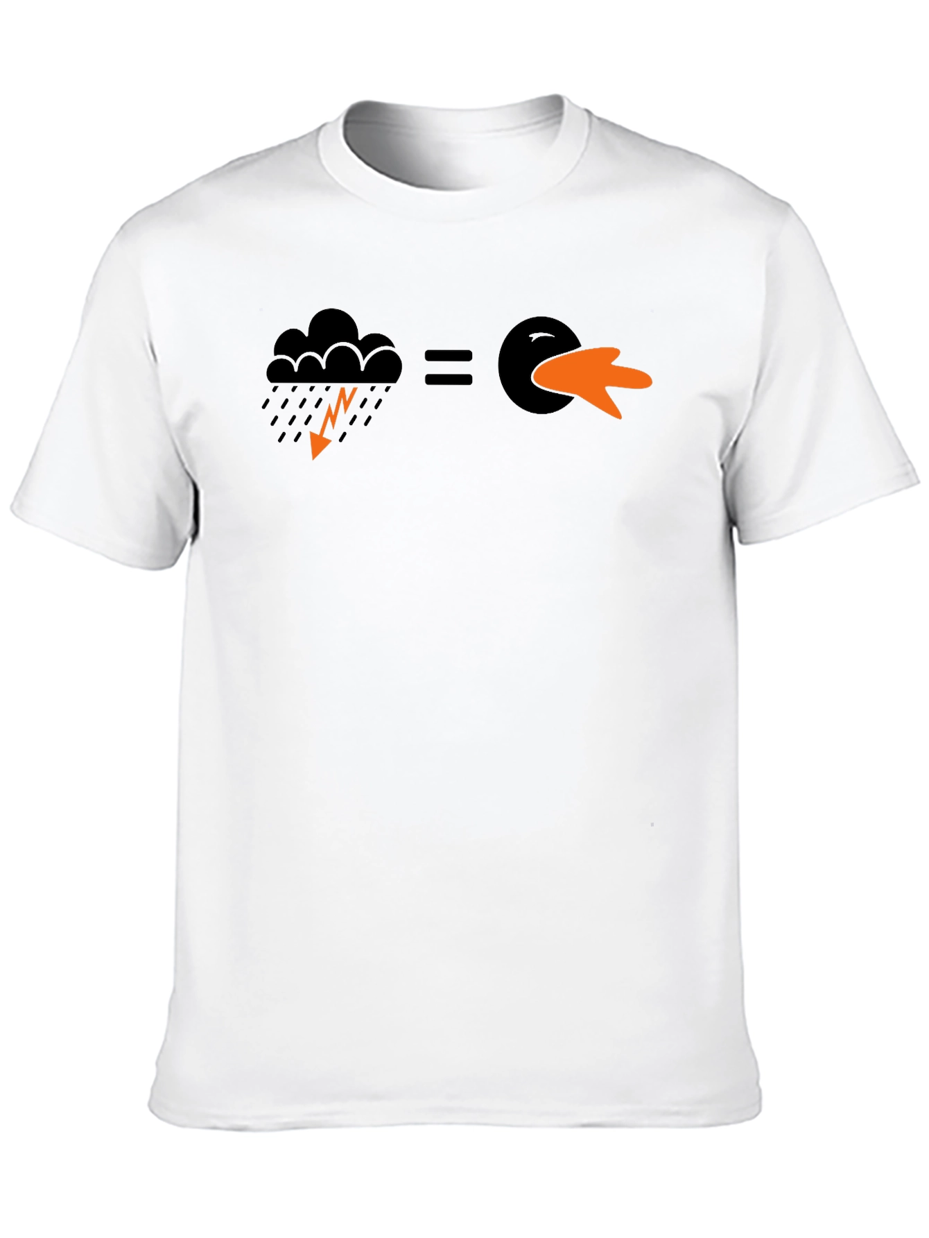 Funny Weather Duck Short-Sleeve T-Shirt