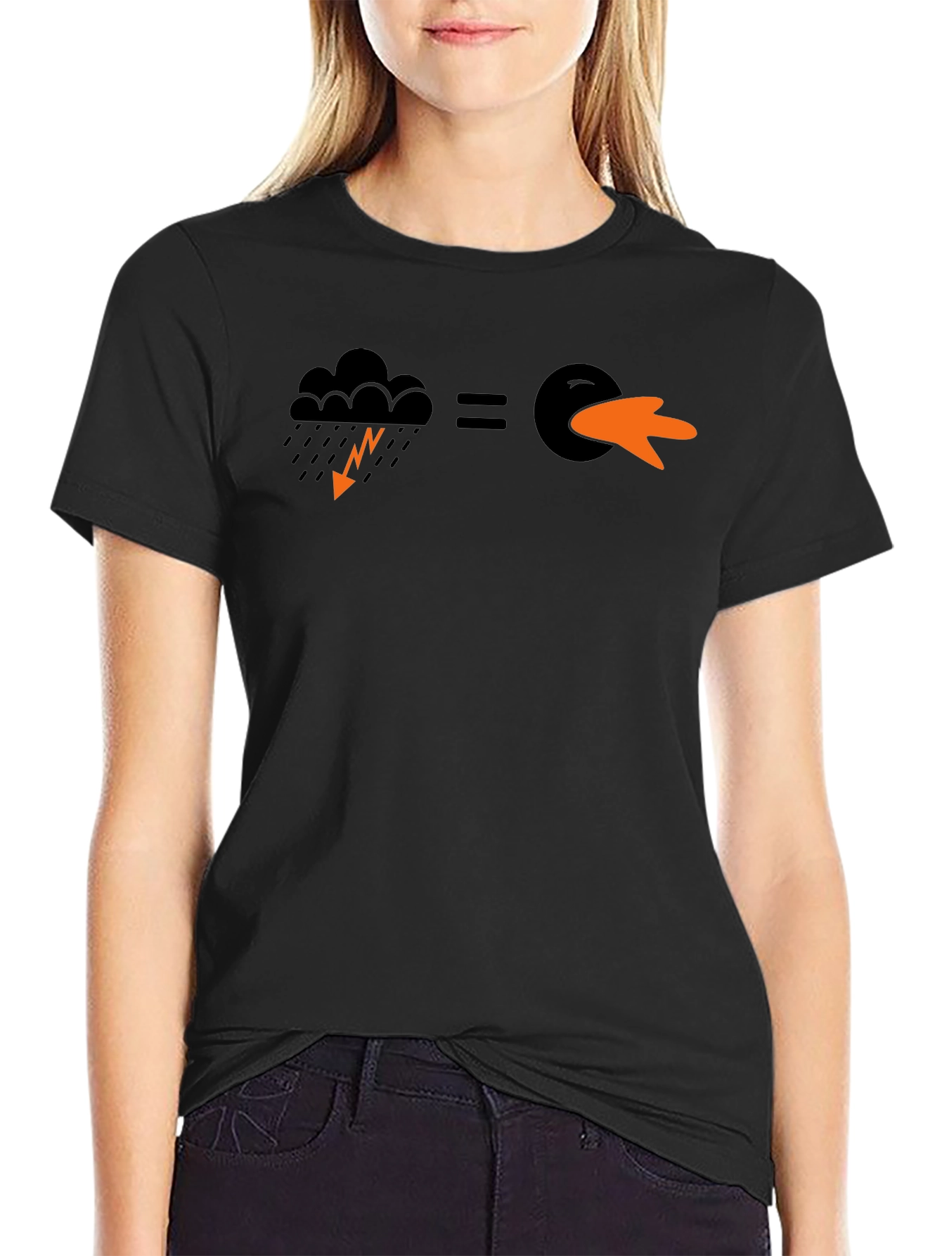 Funny Weather Duck Short-Sleeve T-Shirt