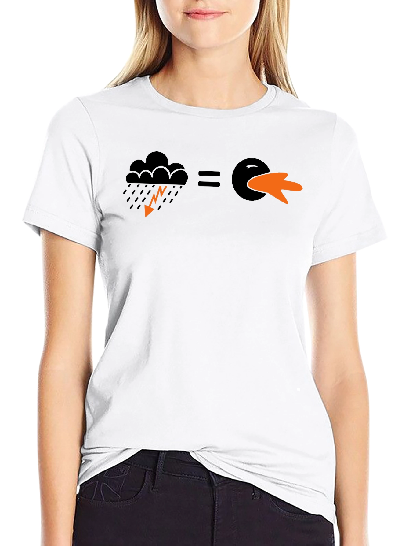 Funny Weather Duck Short-Sleeve T-Shirt