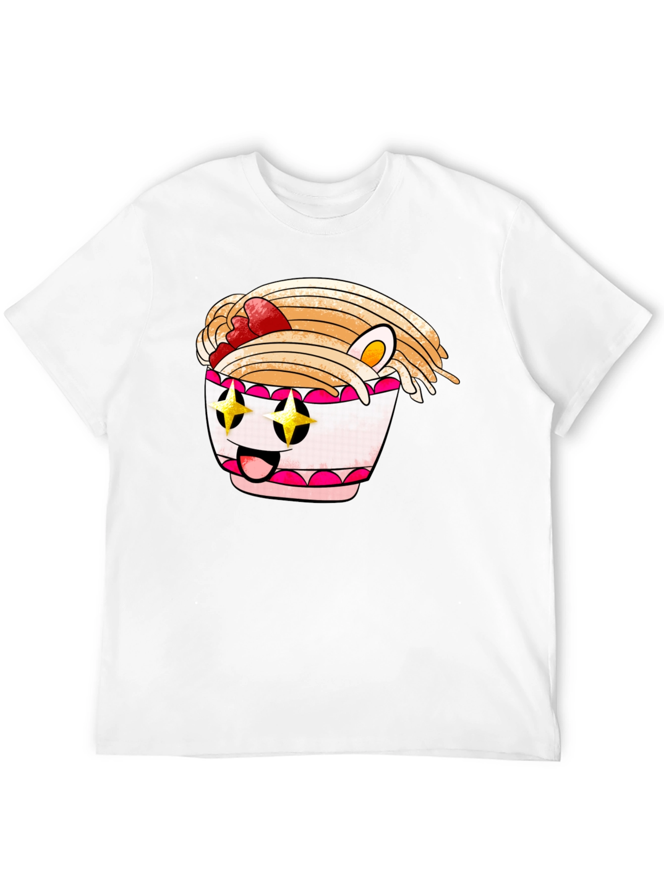 Ramen Bowl Graphic T-Shirt - Novelty Food Tee