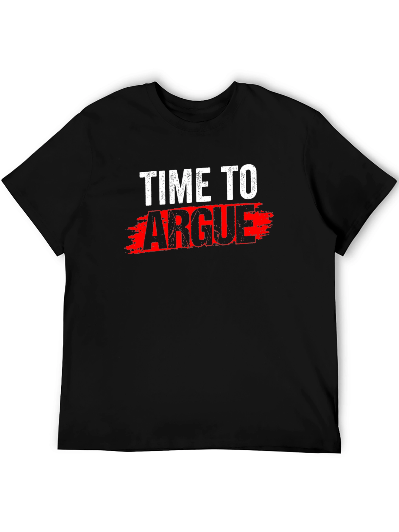 Time To Argue Graphic Tee - Black