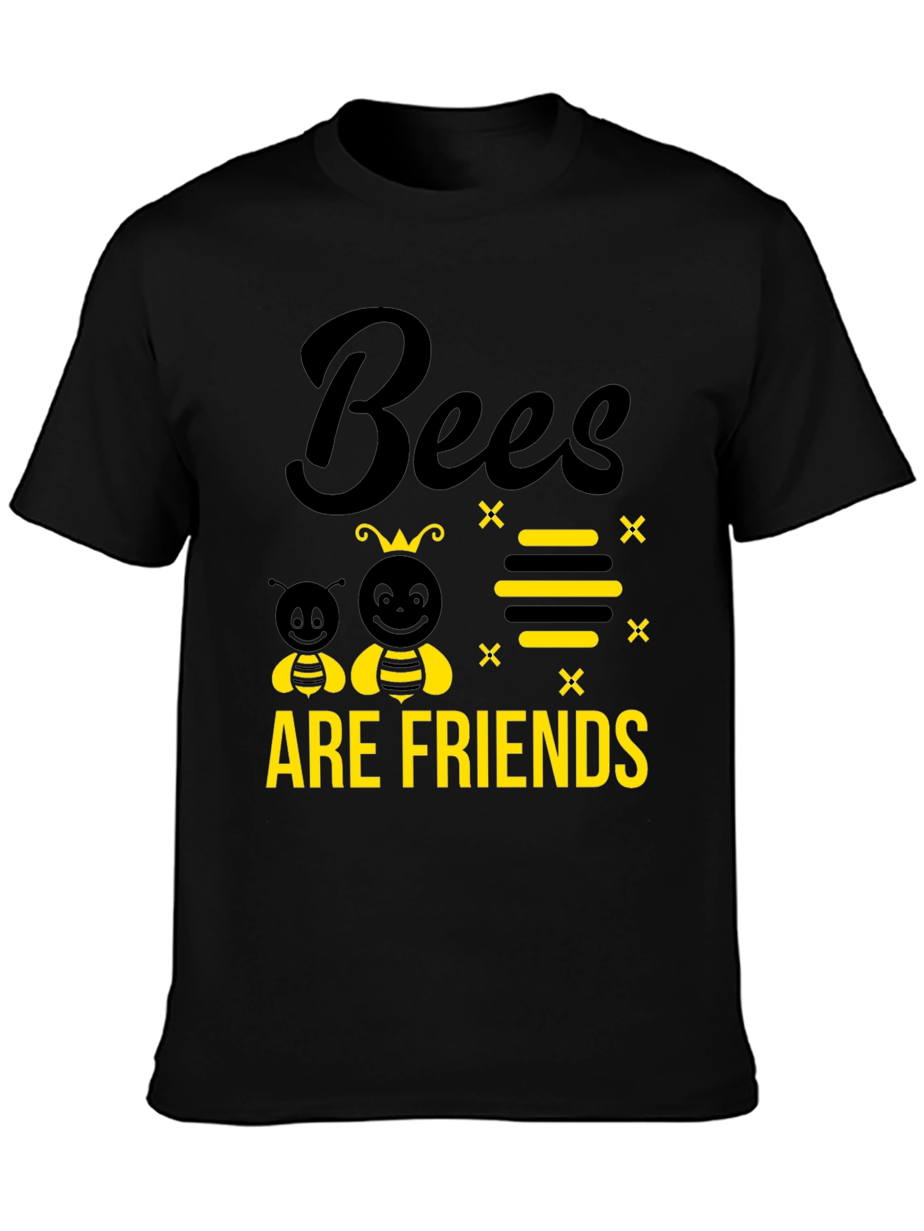 Bees Are Friends Graphic Tee