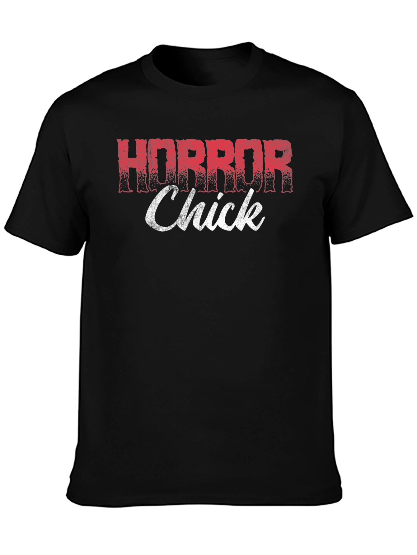 Horror Chick Graphic Tee - Black T-Shirt