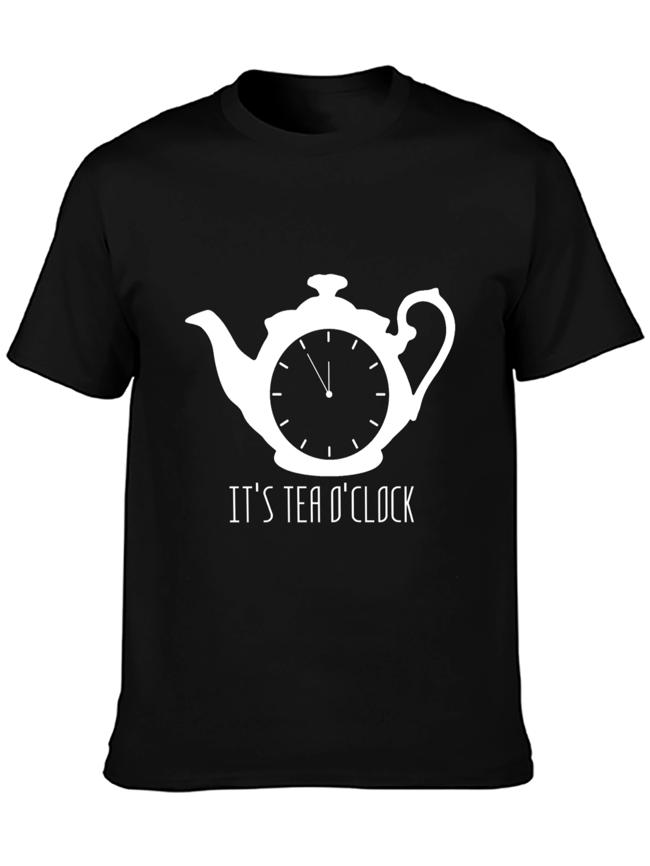 Its Tea OClock T-Shirt | Unique Teapot Clock Design