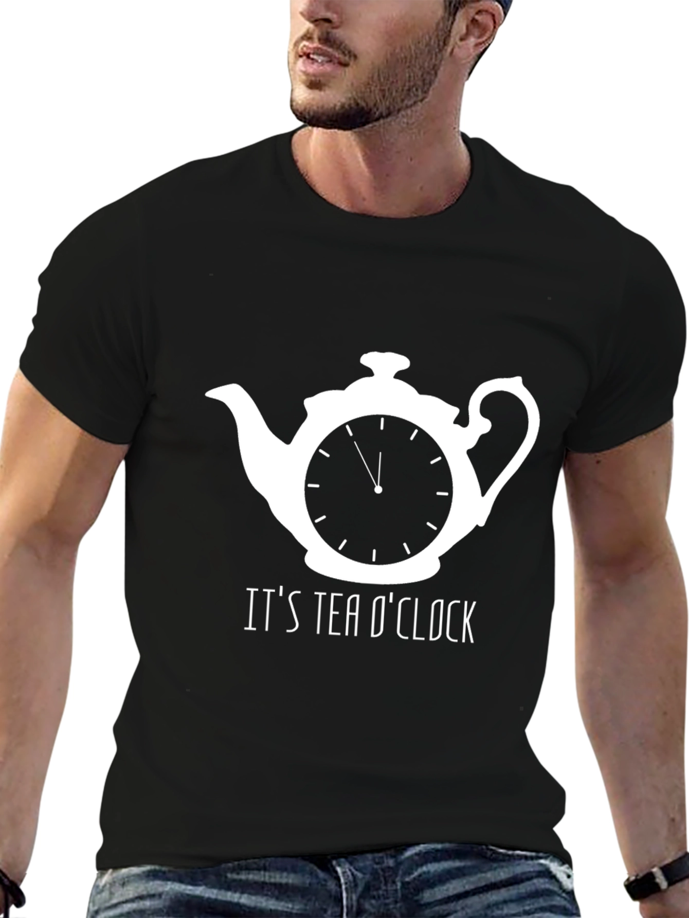 Its Tea OClock T-Shirt | Unique Teapot Clock Design