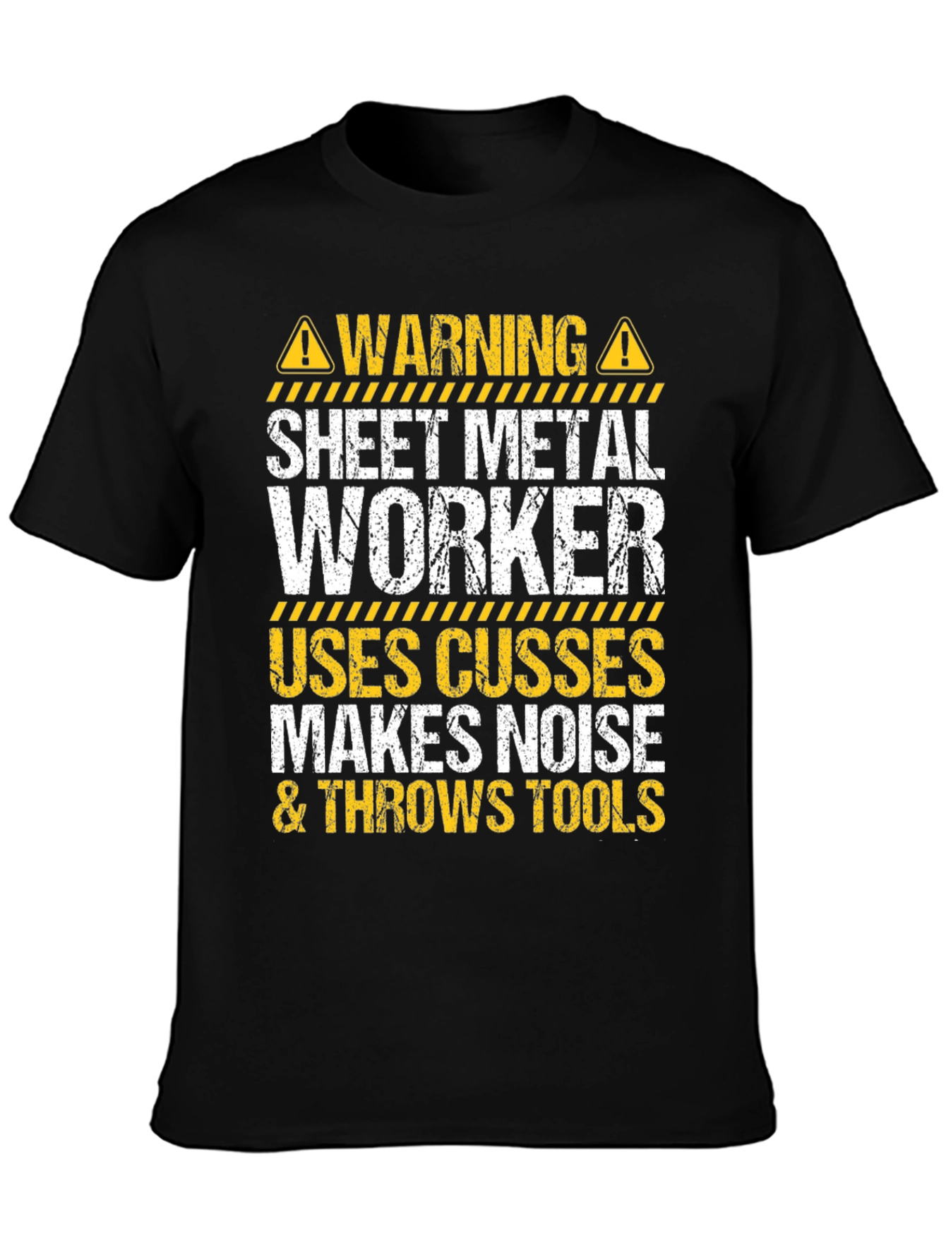 Warning Sheet Metal Worker T-Shirt