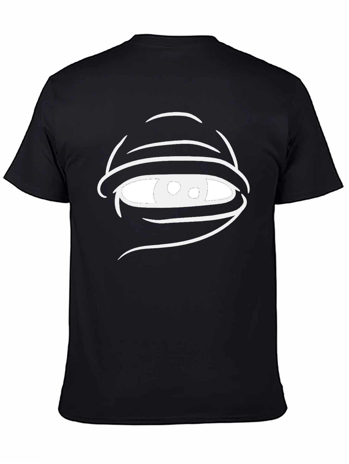 Mysterious Eye Graphic Black T-Shirt
