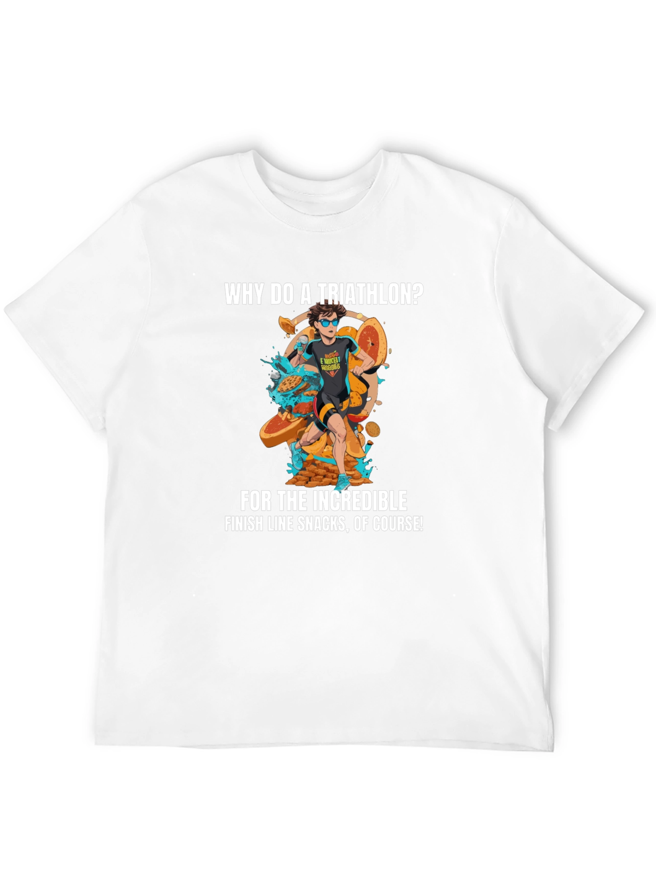 Triathlon Snacks Graphic Tee