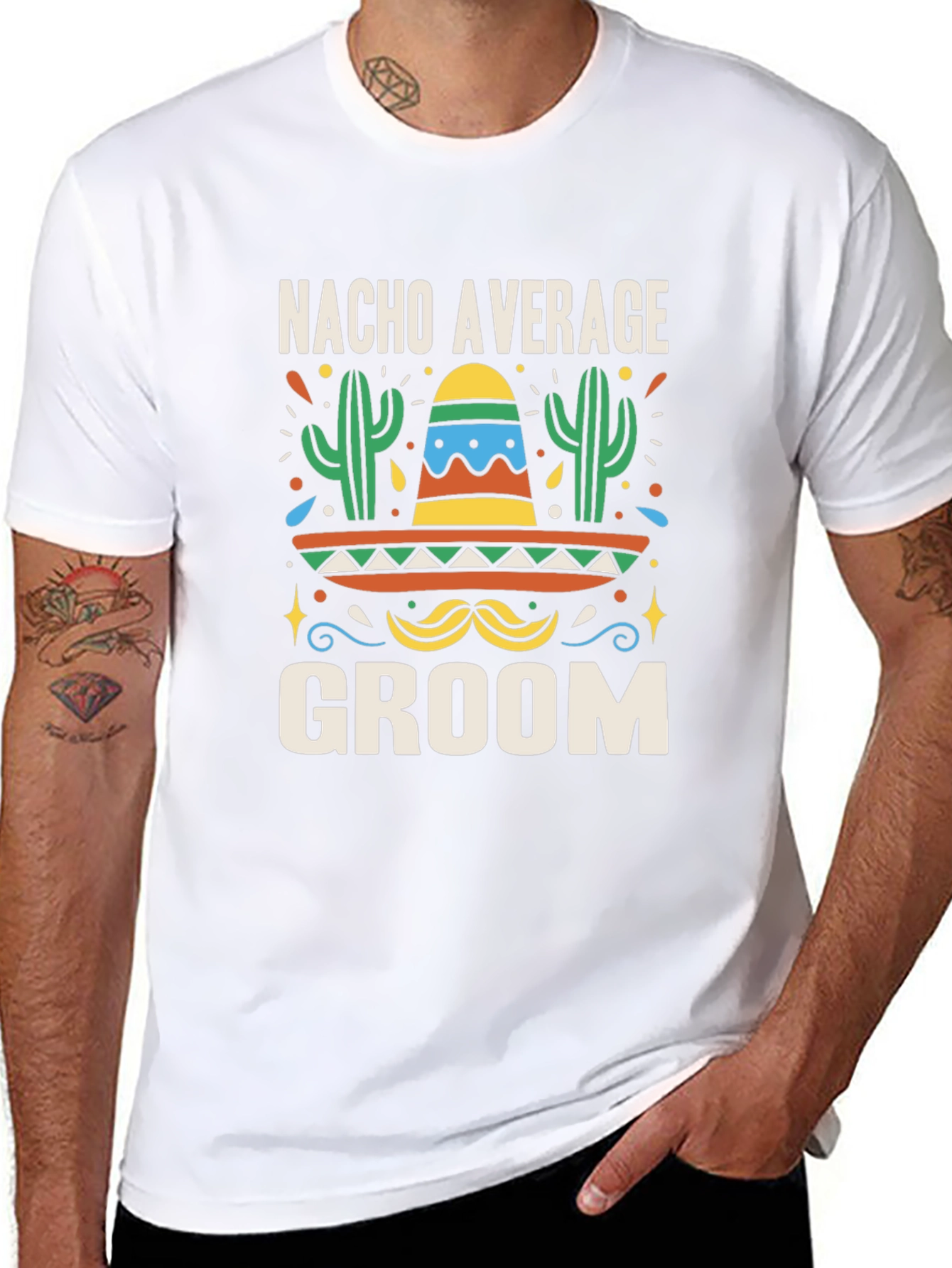Nacho Average Groom T-Shirt - Bachelor Party Tee
