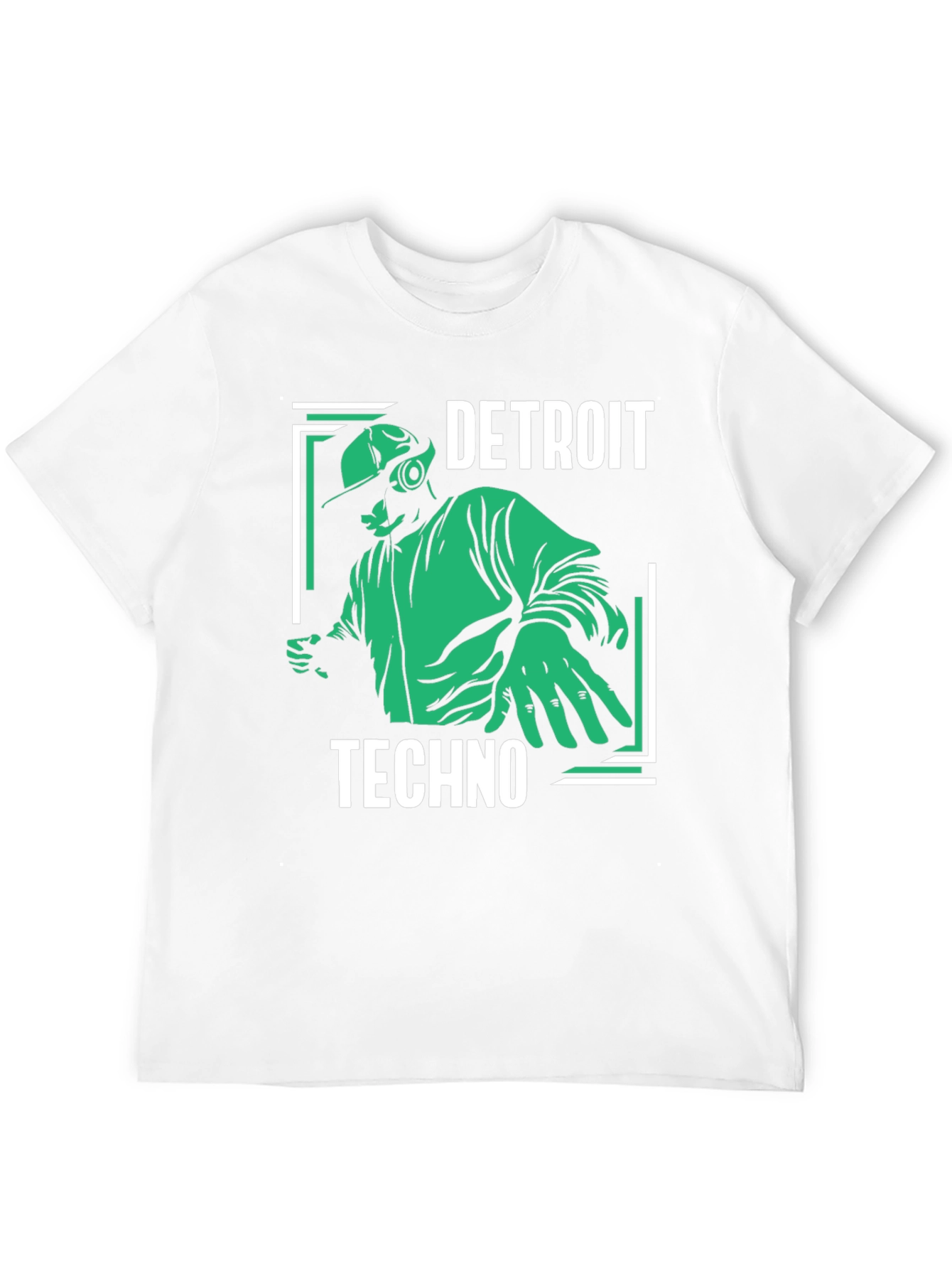 Detroit Techno T-Shirt - DJ Music Rave Tee
