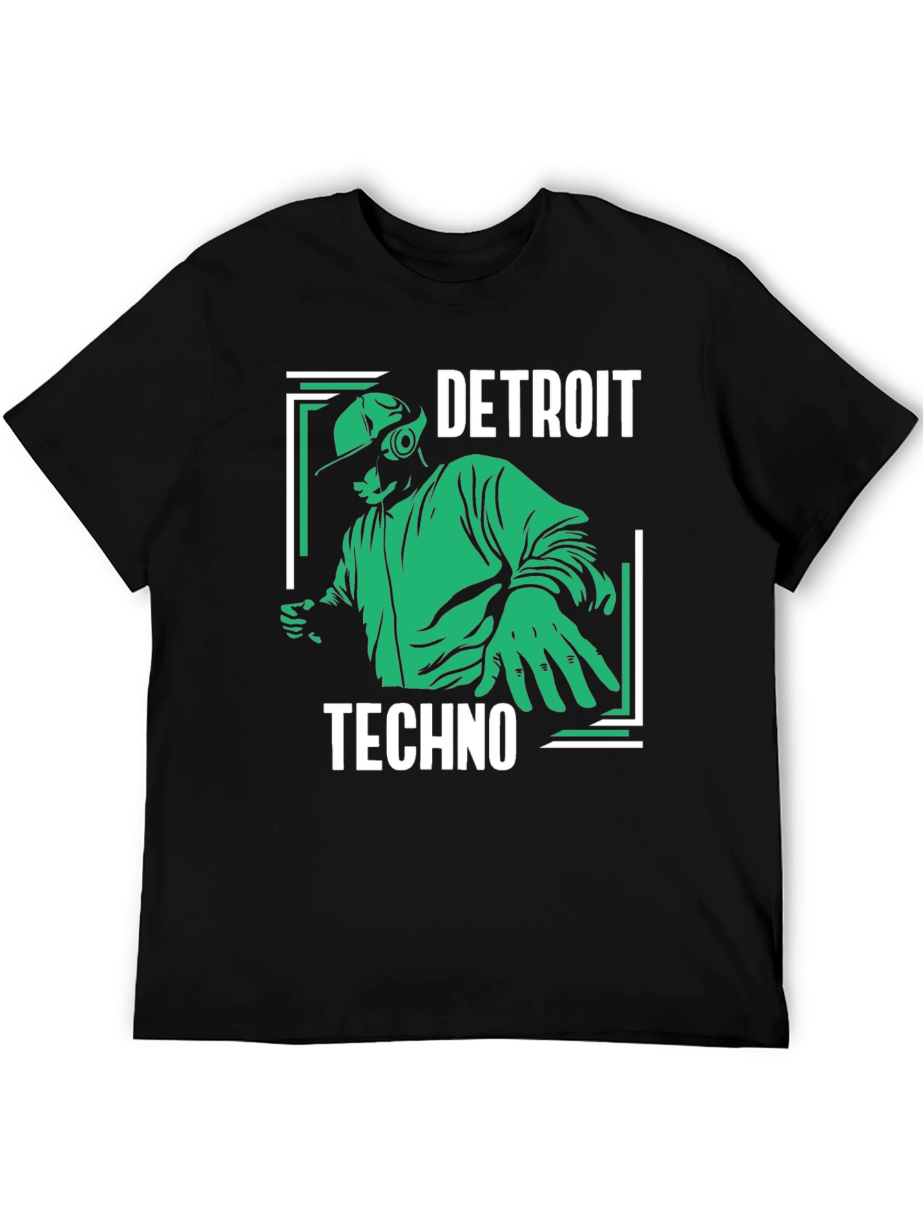 Detroit Techno T-Shirt - DJ Music Rave Tee