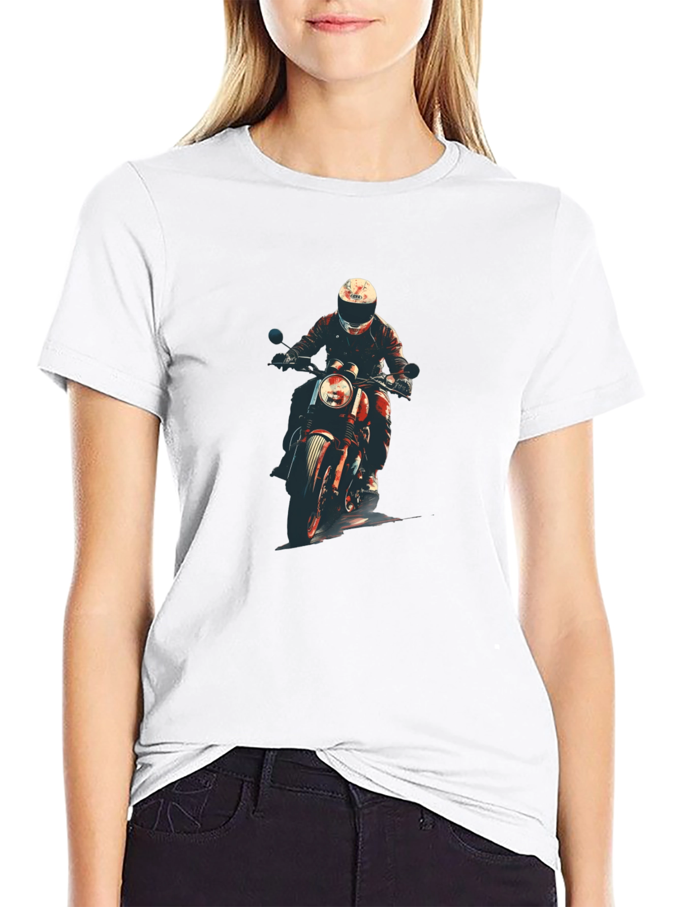 Motorcycle Rider Graphic Tee