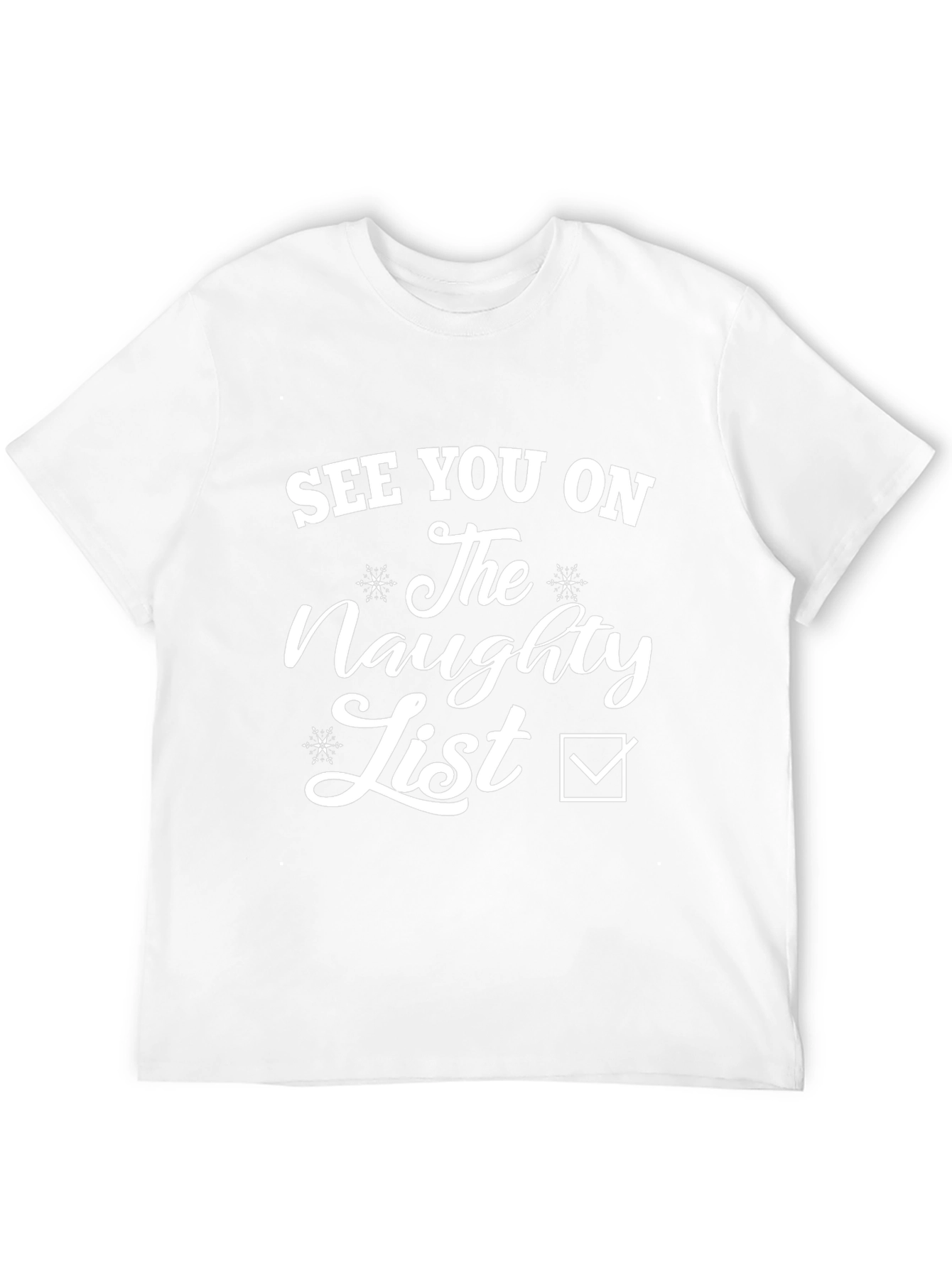 Naughty List T-Shirt - Funny Holiday Tee