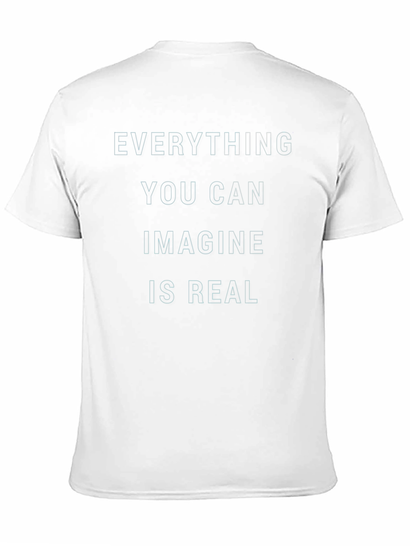 Imagine is Real T-Shirt - Black