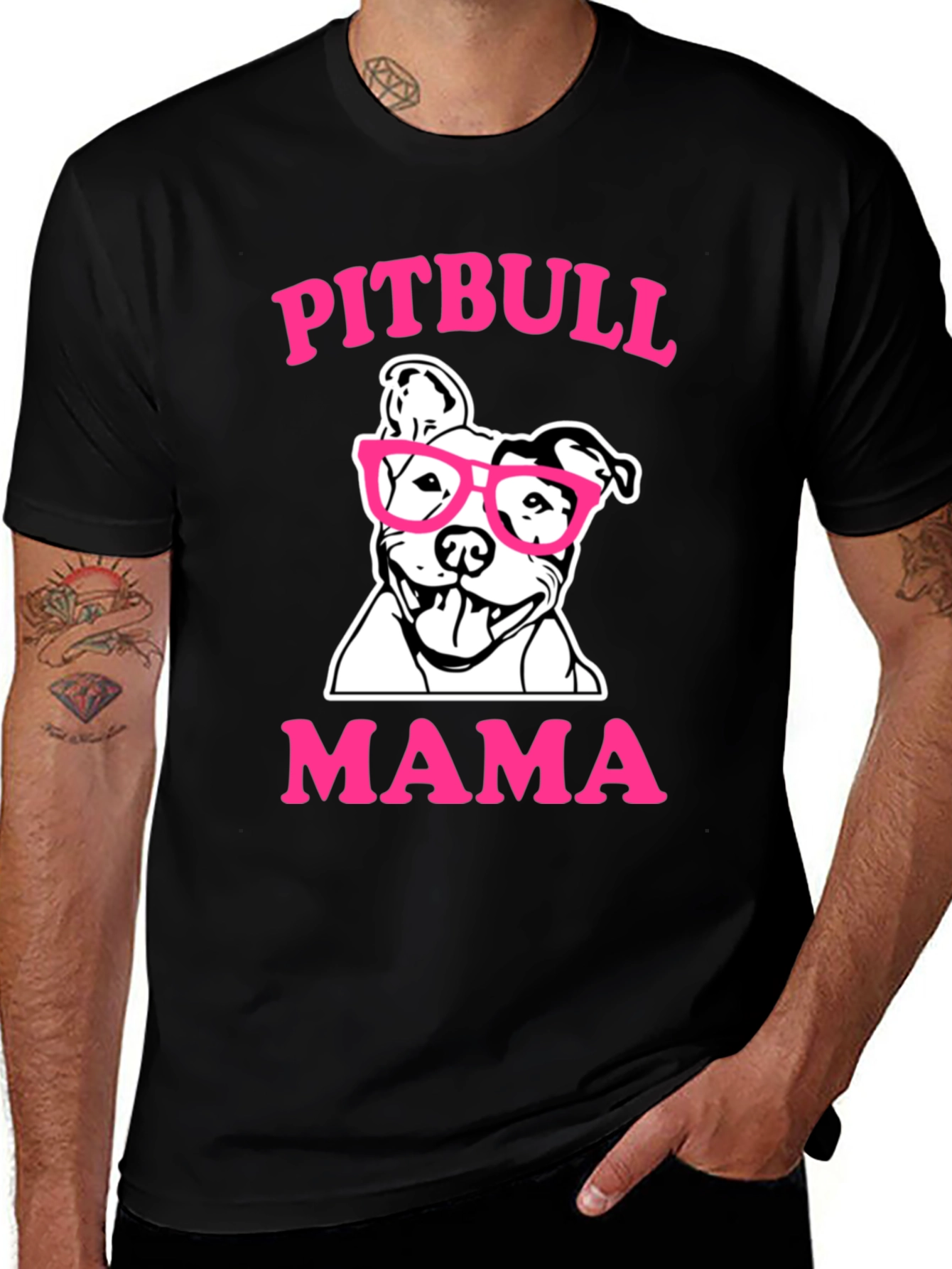 Pitbull Mama Graphic Tee