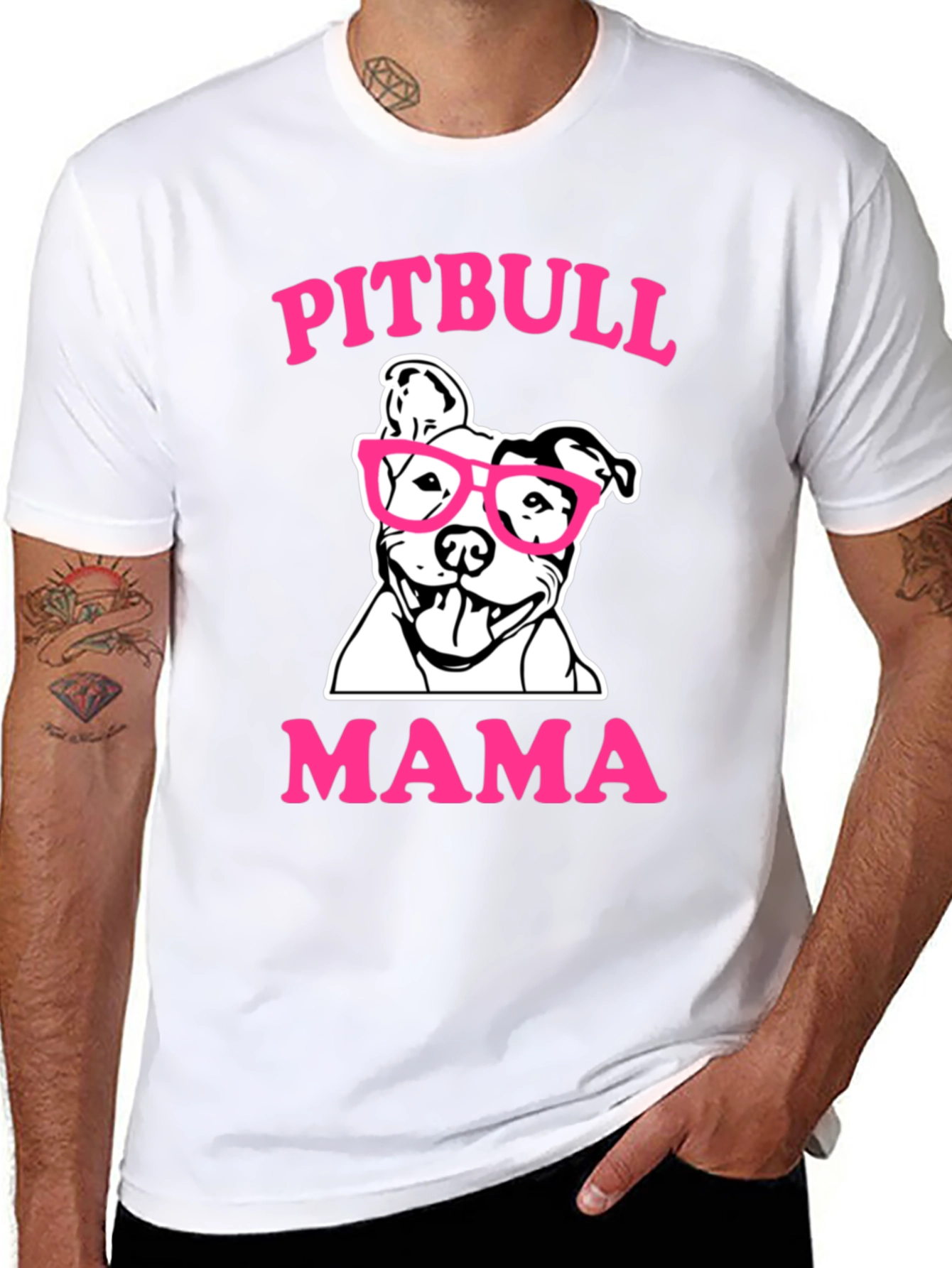 Pitbull Mama Graphic Tee