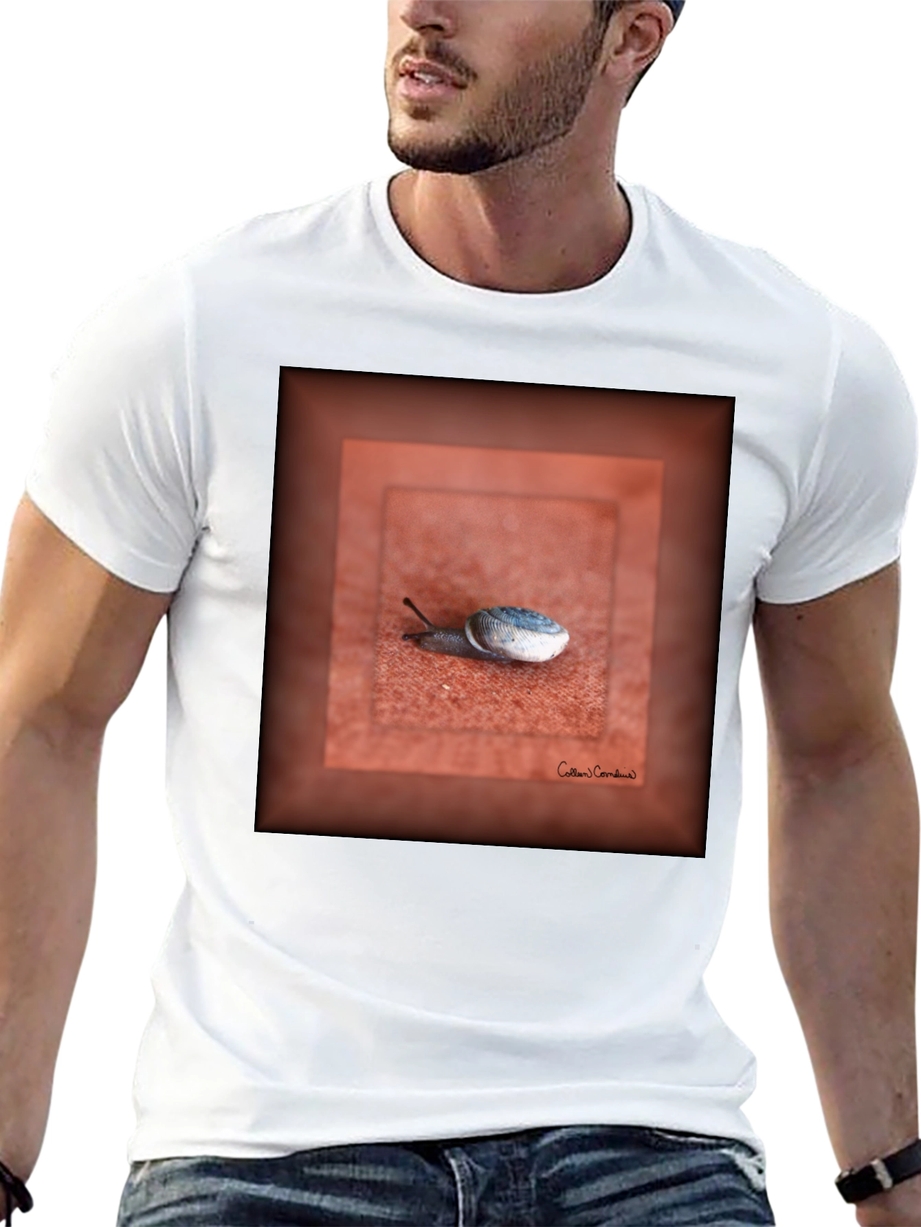 Snail Art Graphic Tee - Unique Unisex T-Shirt