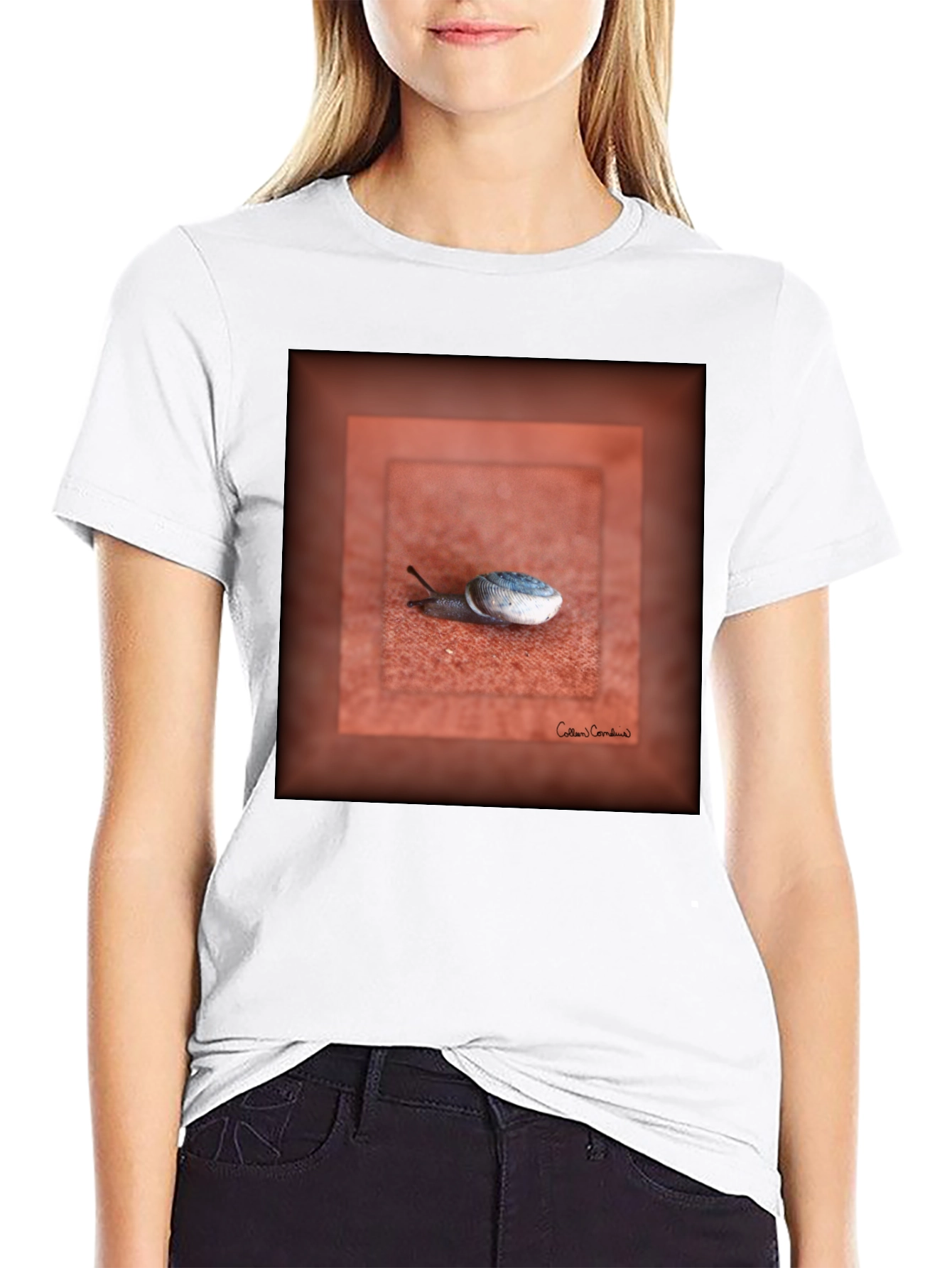 Snail Art Graphic Tee - Unique Unisex T-Shirt