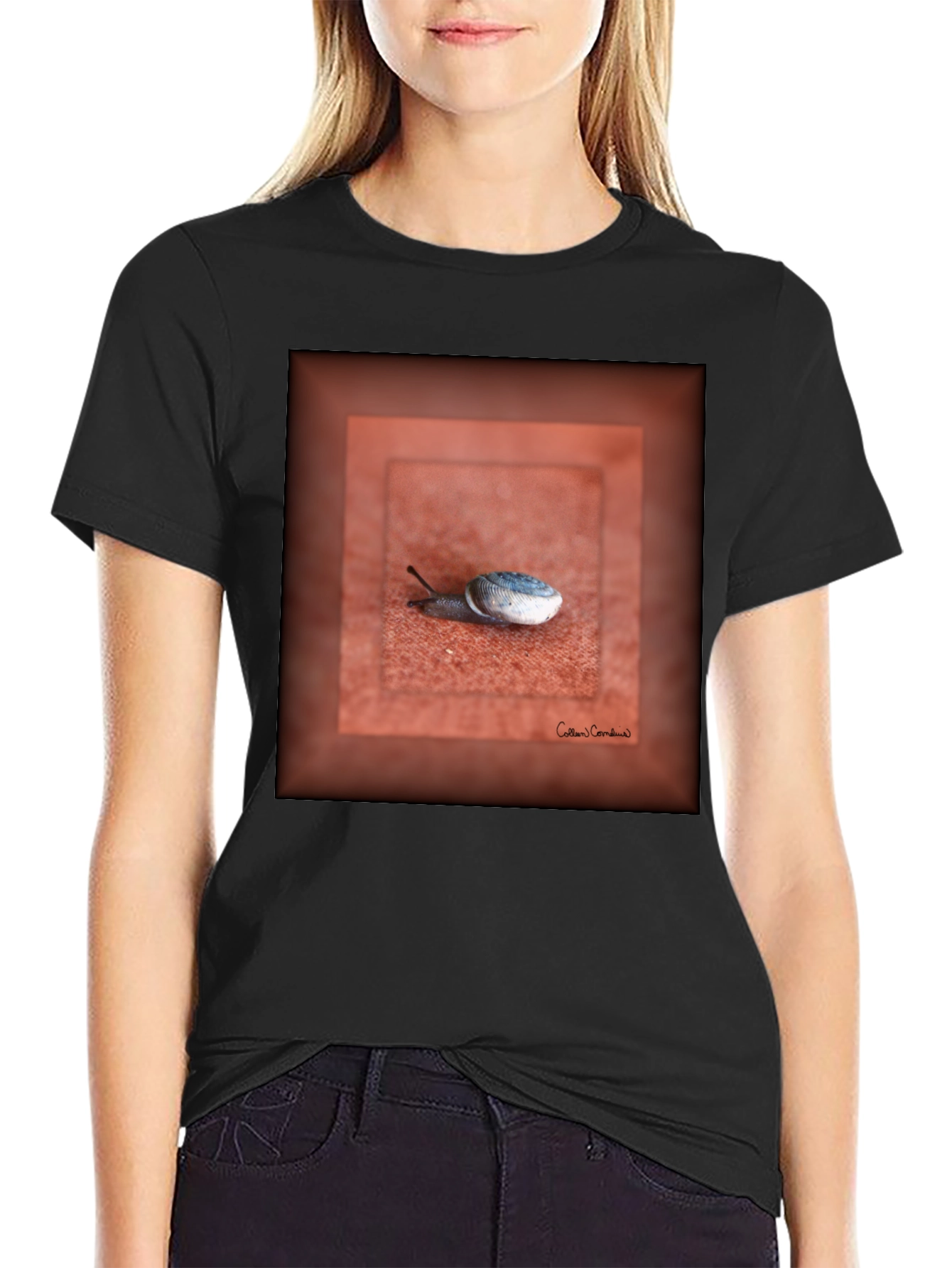 Snail Art Graphic Tee - Unique Unisex T-Shirt