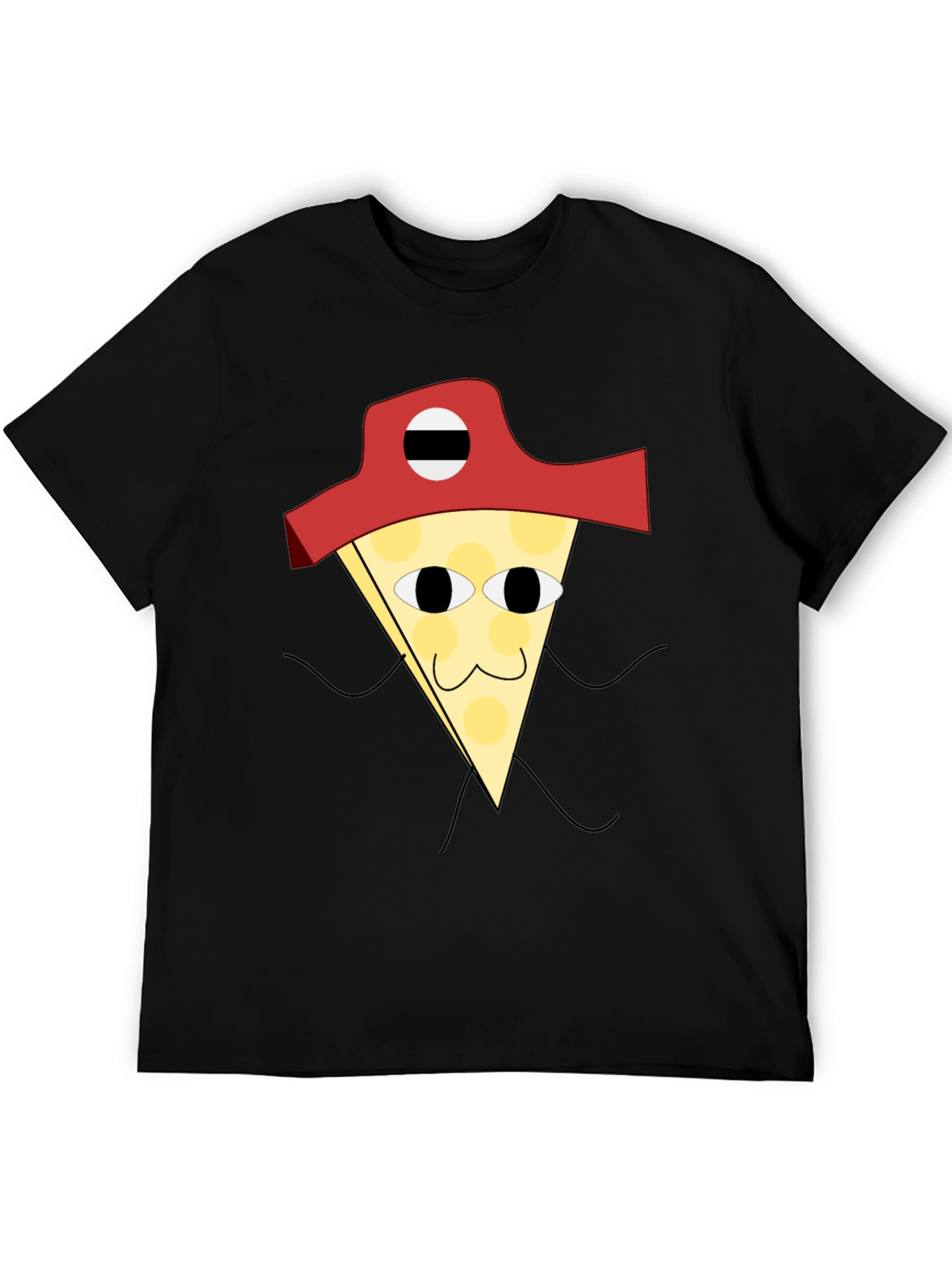 Pizza Pirate T-Shirt - Quirky Graphic Tee