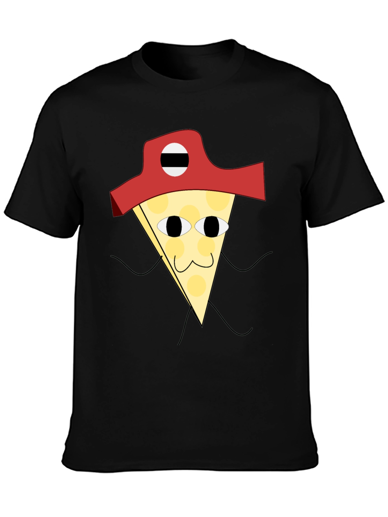 Pizza Pirate T-Shirt - Quirky Graphic Tee