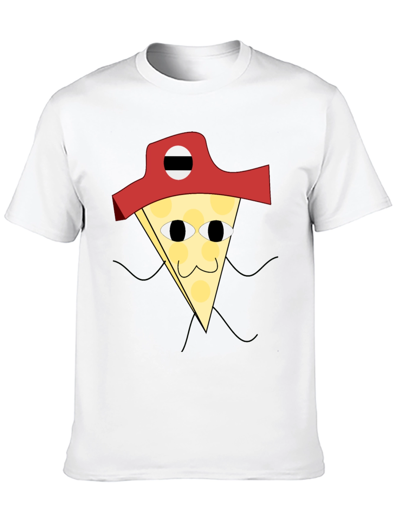 Pizza Pirate T-Shirt - Quirky Graphic Tee