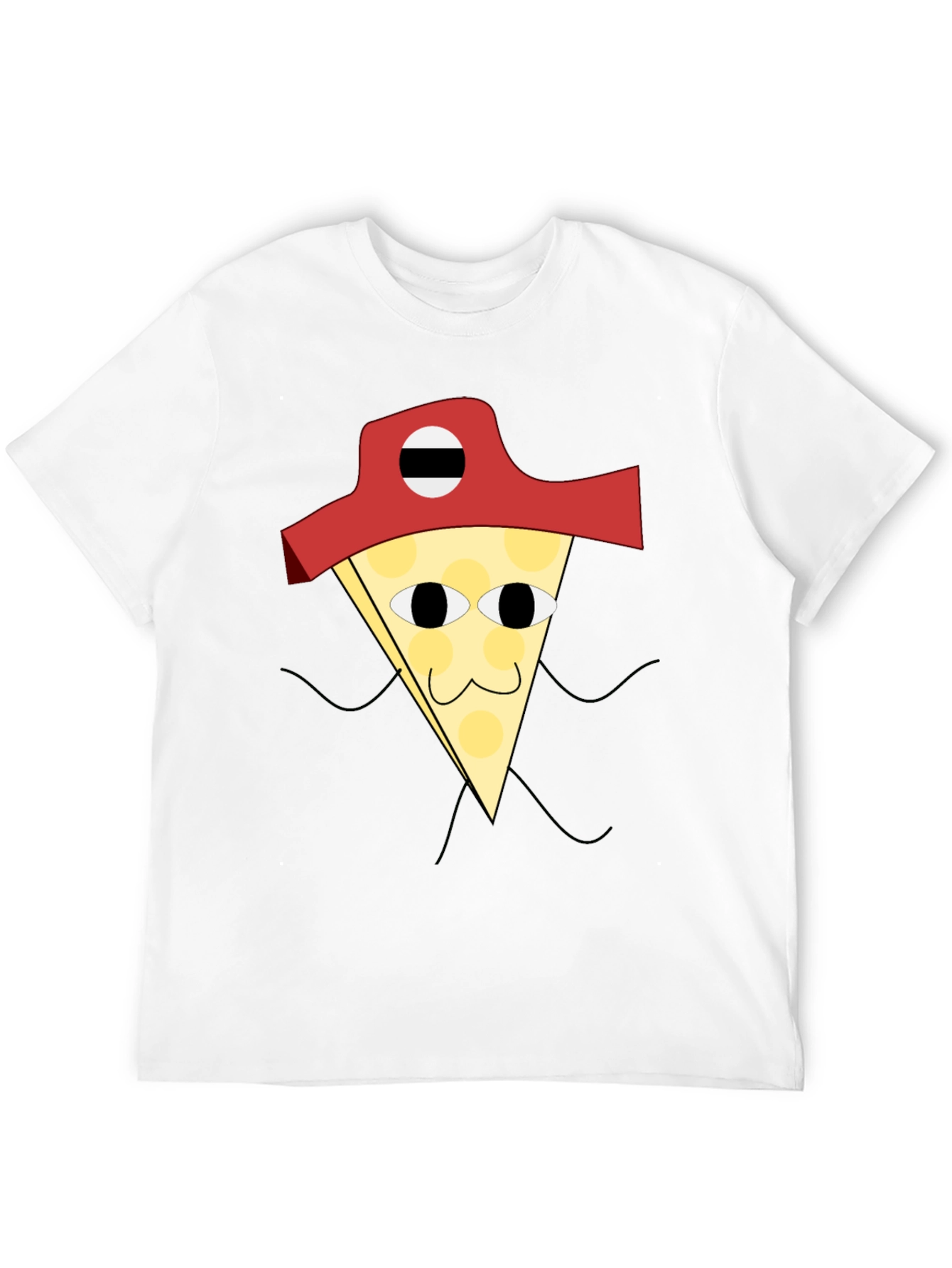 Pizza Pirate T-Shirt - Quirky Graphic Tee