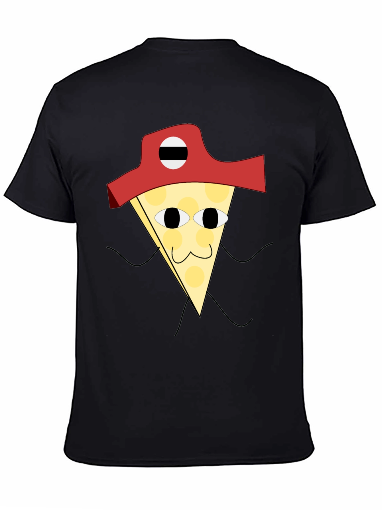 Pizza Pirate T-Shirt - Quirky Graphic Tee