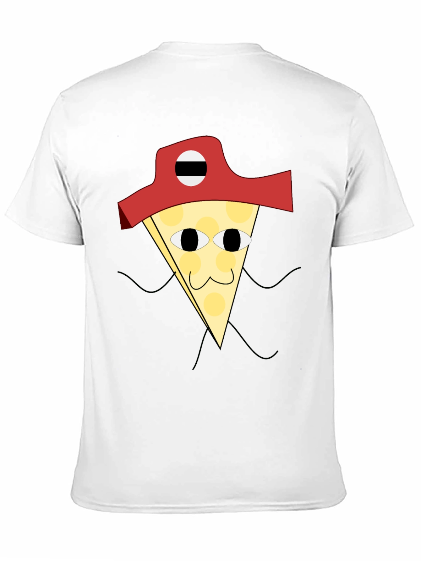 Pizza Pirate T-Shirt - Quirky Graphic Tee