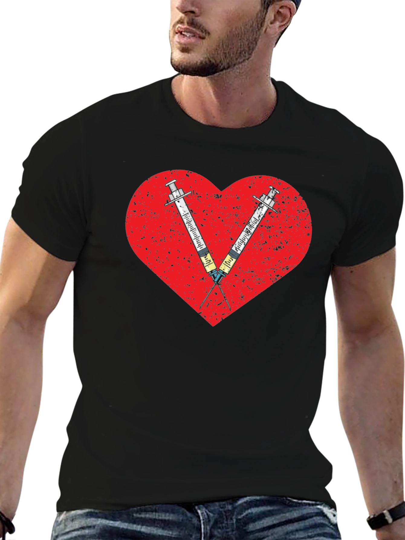 Love Vaccines T-Shirt - Novelty Graphic Tee