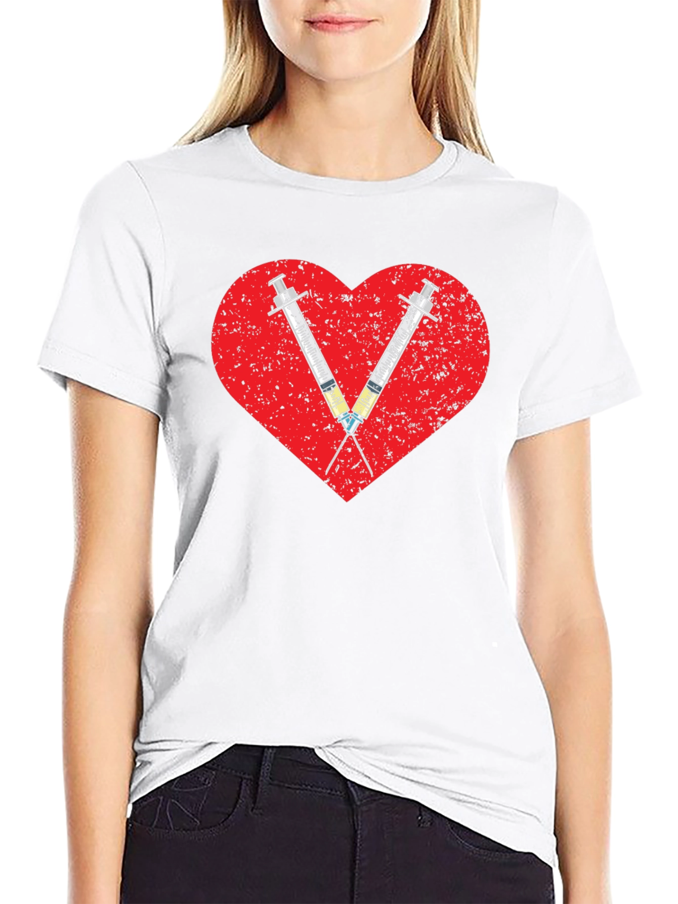 Love Vaccines T-Shirt - Novelty Graphic Tee
