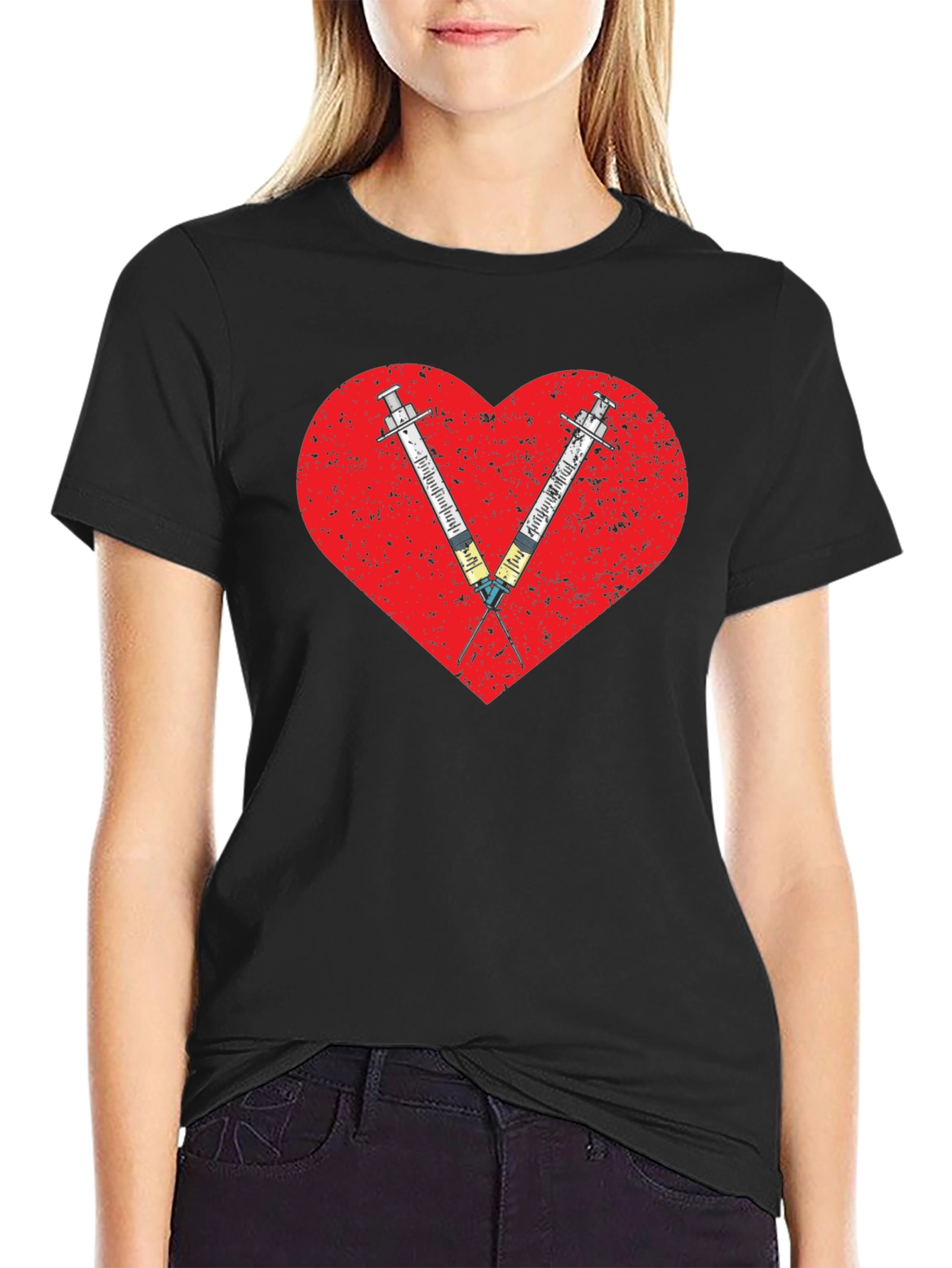 Love Vaccines T-Shirt - Novelty Graphic Tee