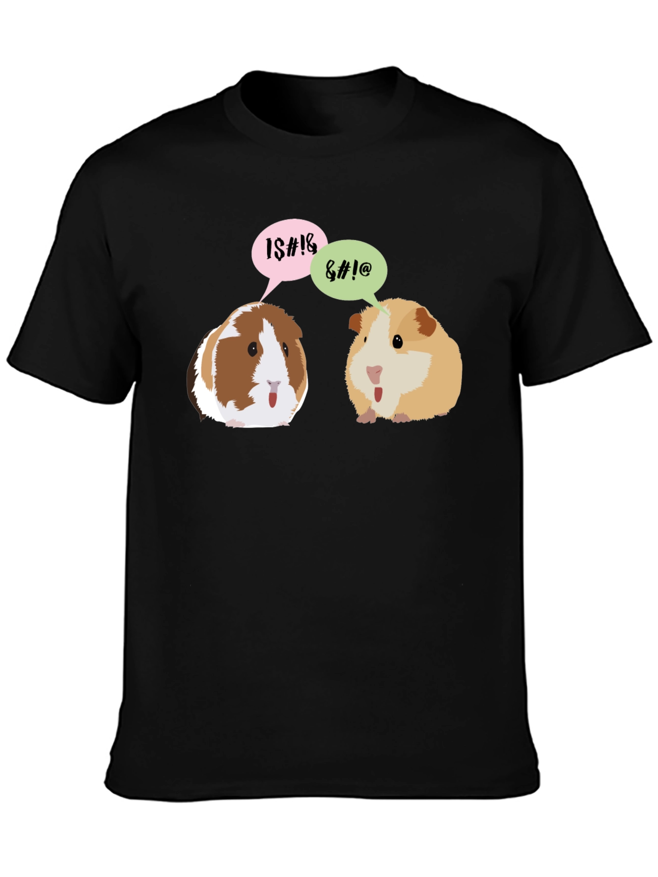 Funny Guinea Pig T-Shirt - Cartoon Rodent Tee