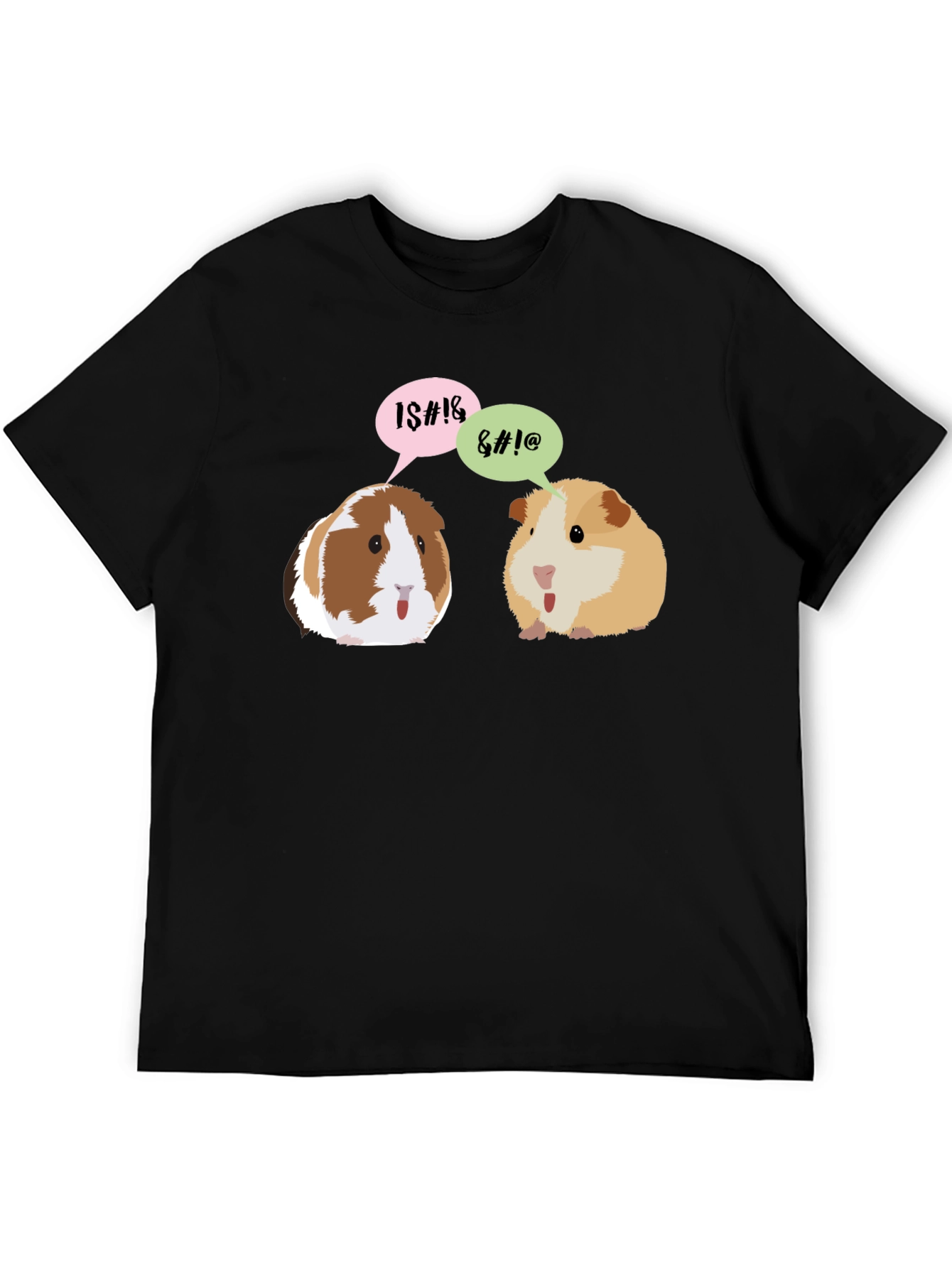 Funny Guinea Pig T-Shirt - Cartoon Rodent Tee