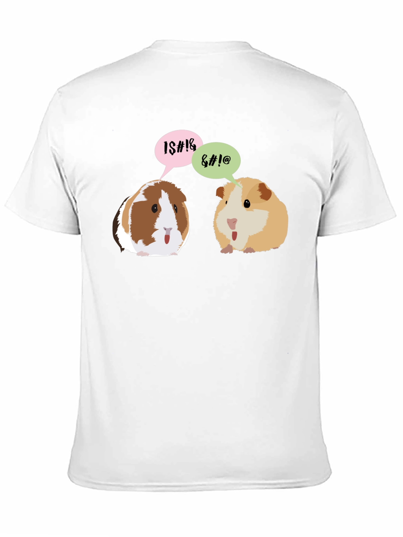 Funny Guinea Pig T-Shirt - Cartoon Rodent Tee