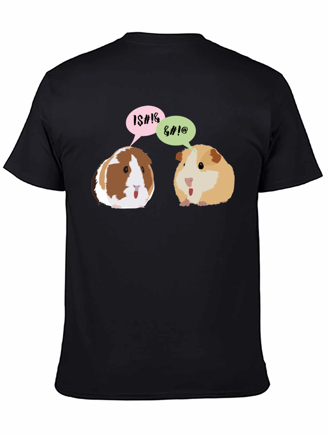 Funny Guinea Pig T-Shirt - Cartoon Rodent Tee