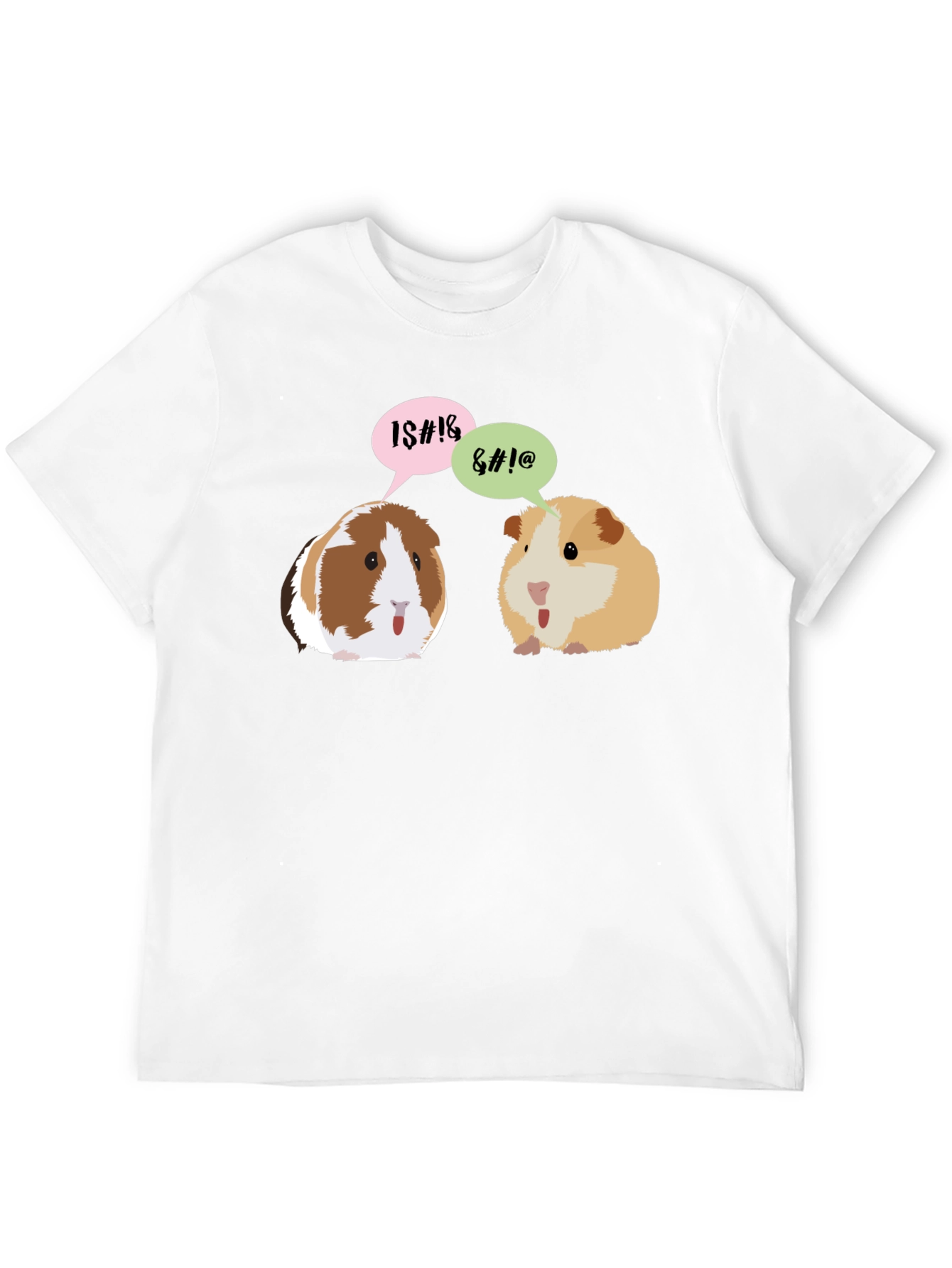 Funny Guinea Pig T-Shirt - Cartoon Rodent Tee