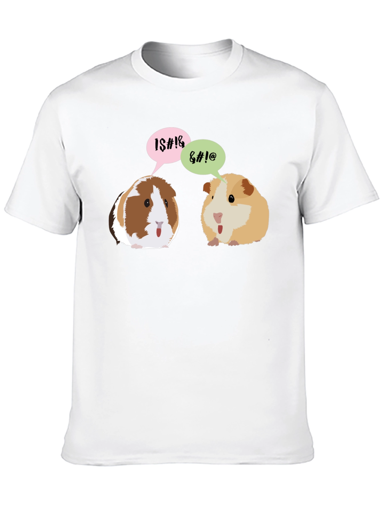 Funny Guinea Pig T-Shirt - Cartoon Rodent Tee