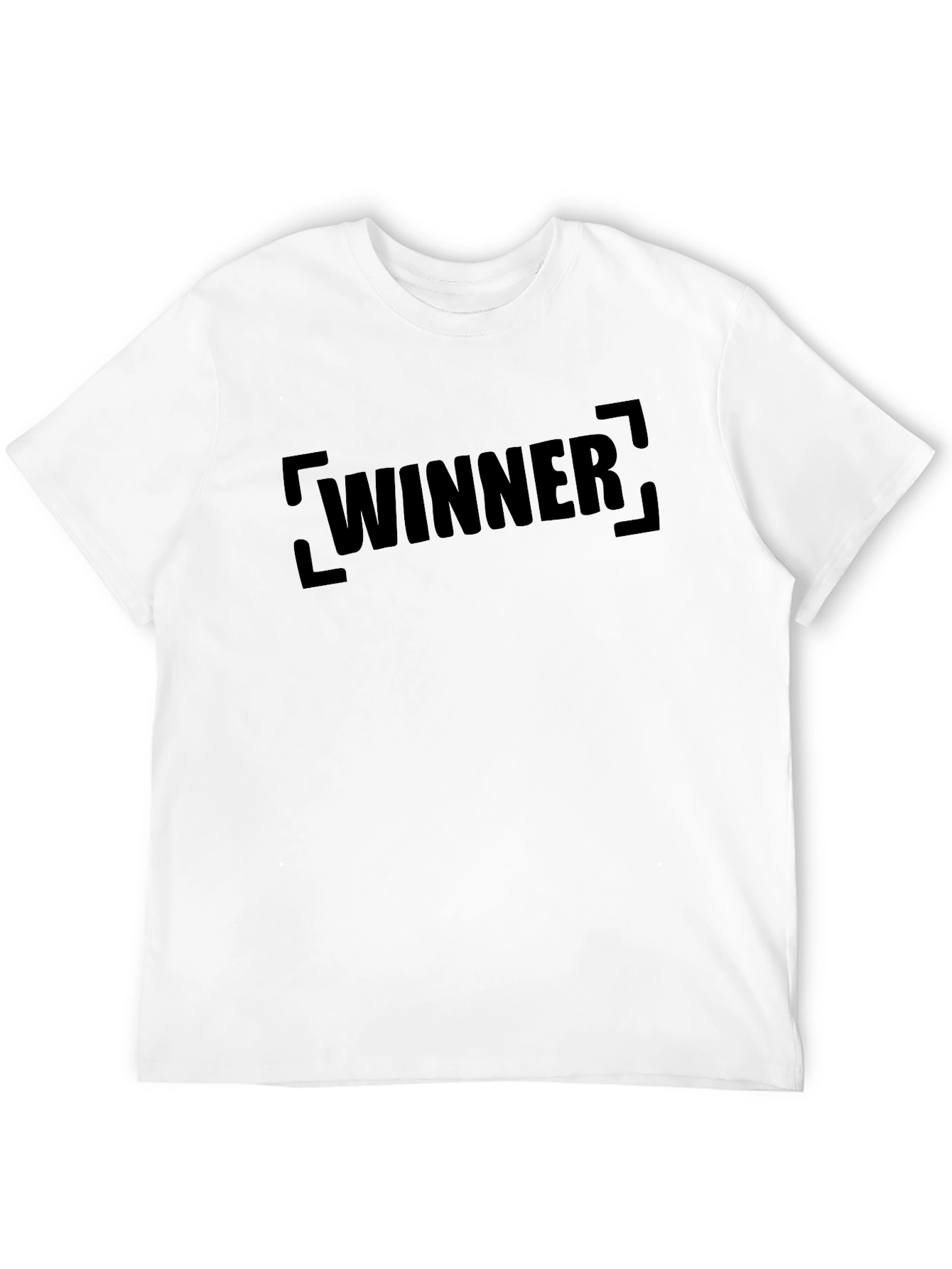 WINNER Graphic Tee - Black Cotton T-Shirt