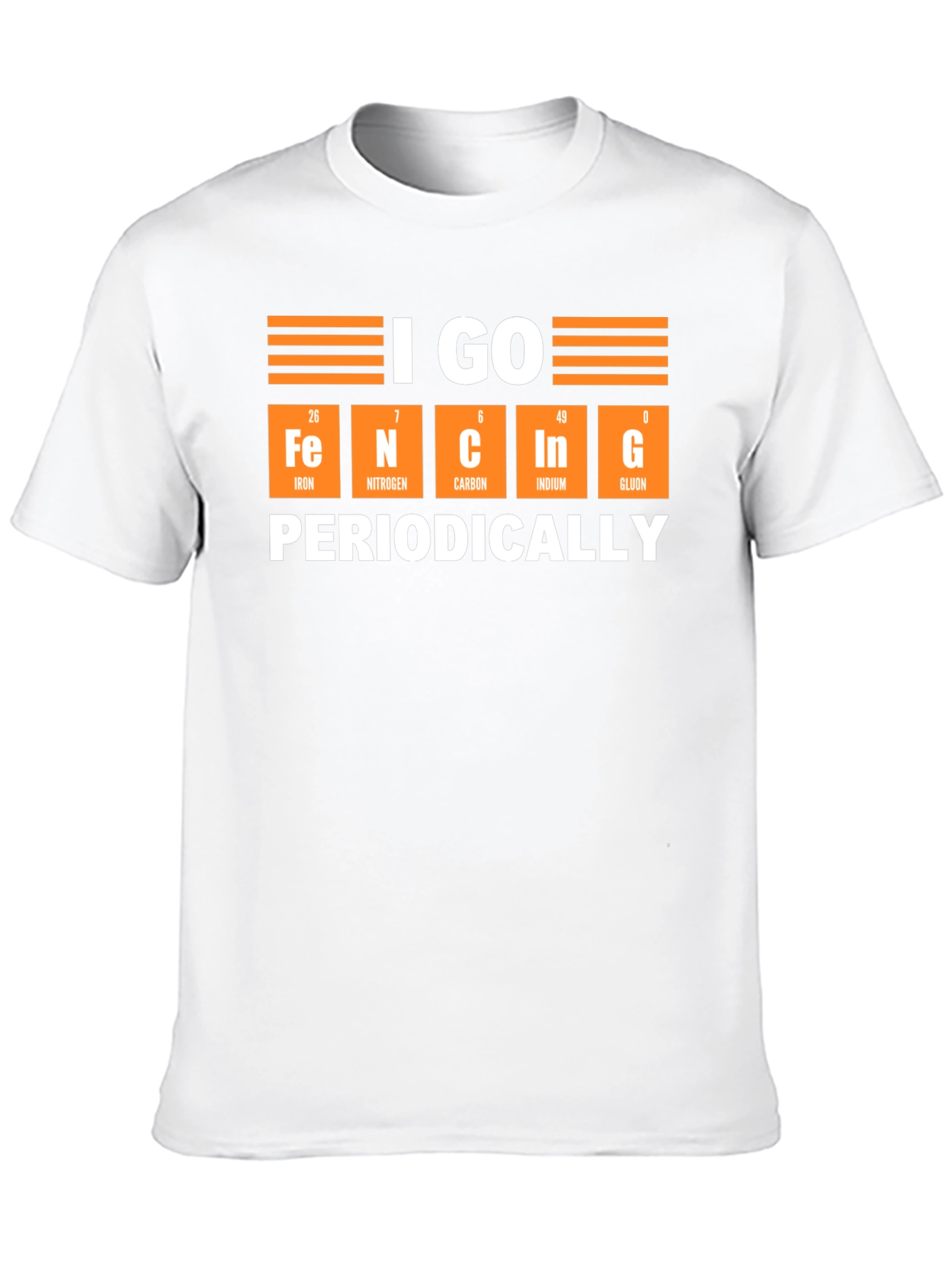 Fencing Periodically T-Shirt: Science Puns Sports