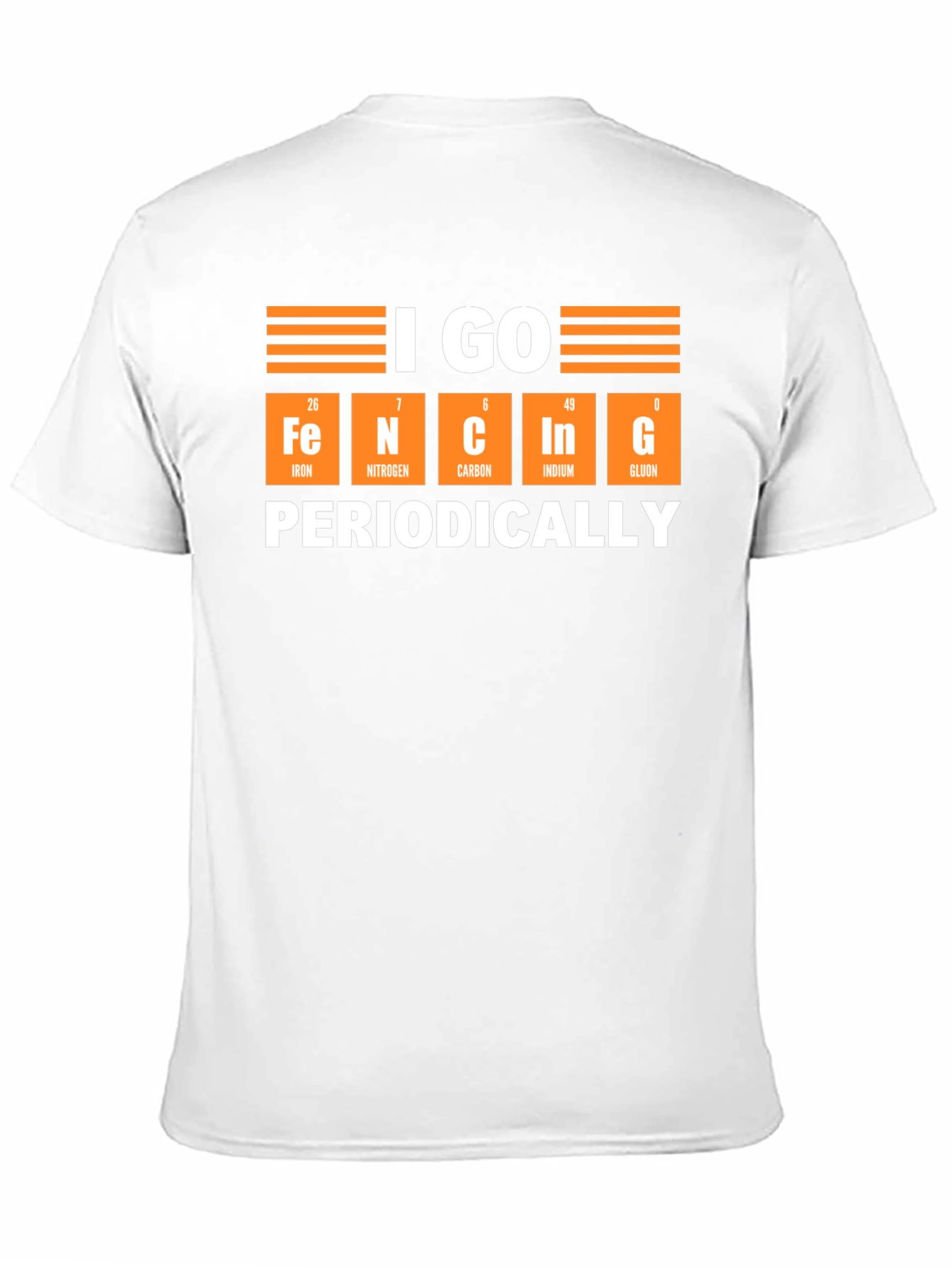 Fencing Periodically T-Shirt: Science Puns Sports