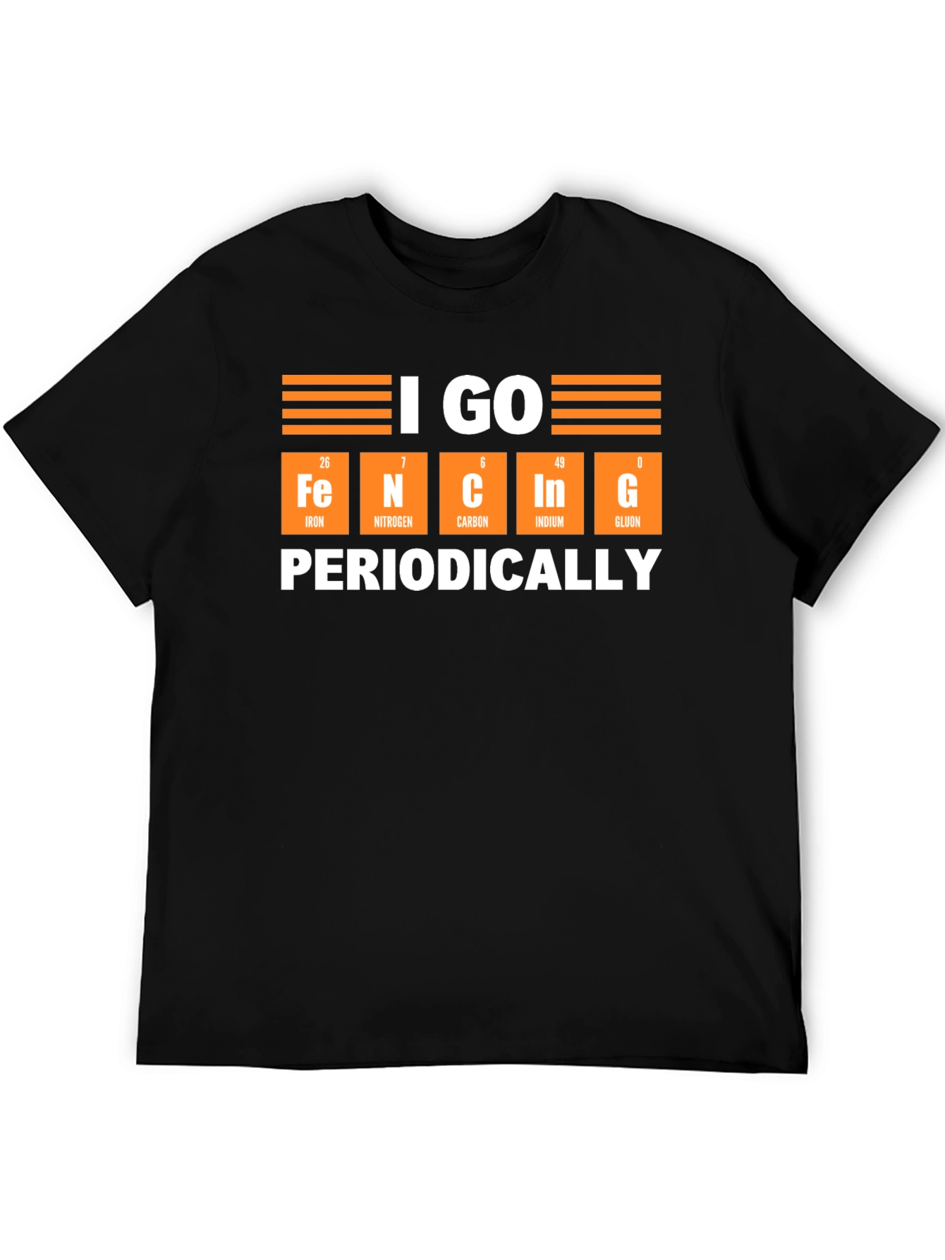 Fencing Periodically T-Shirt: Science Puns Sports