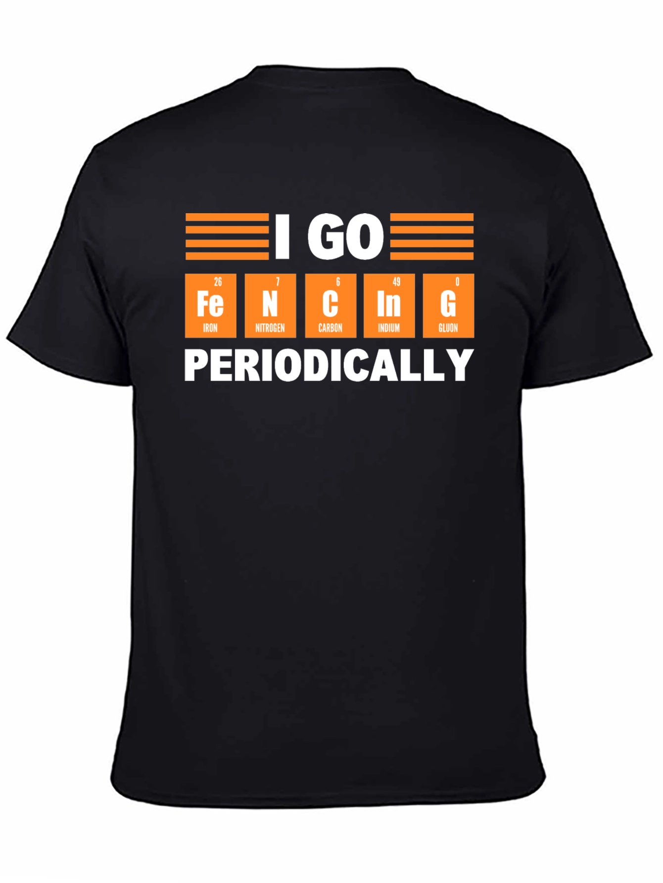Fencing Periodically T-Shirt: Science Puns Sports