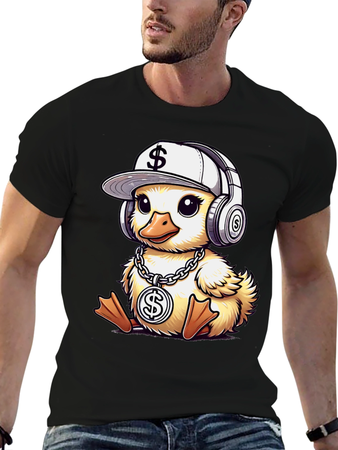 Hip Hop Duckling T-Shirt - Cartoon Style
