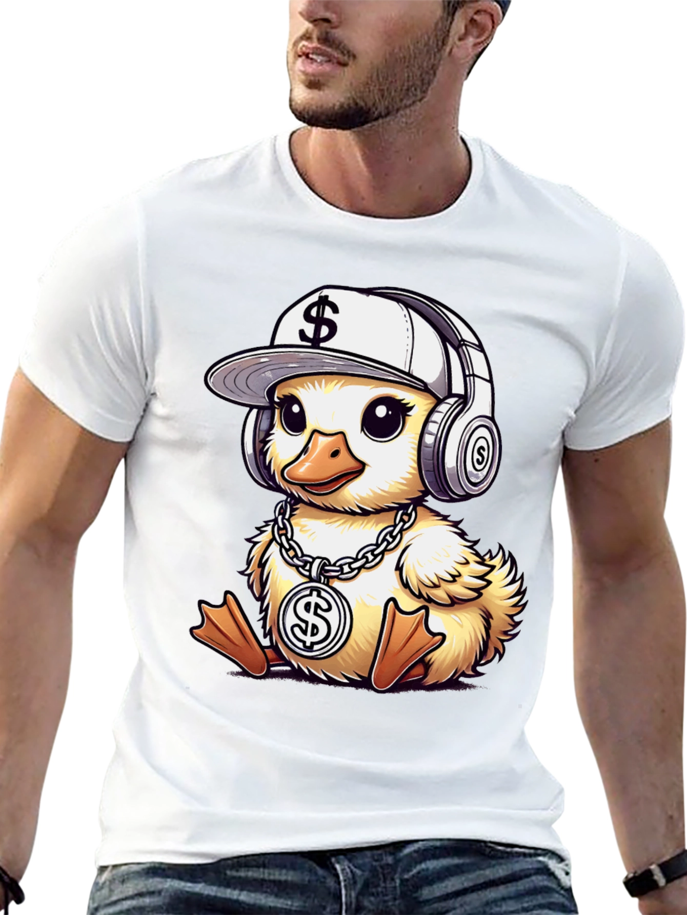 Hip Hop Duckling T-Shirt - Cartoon Style